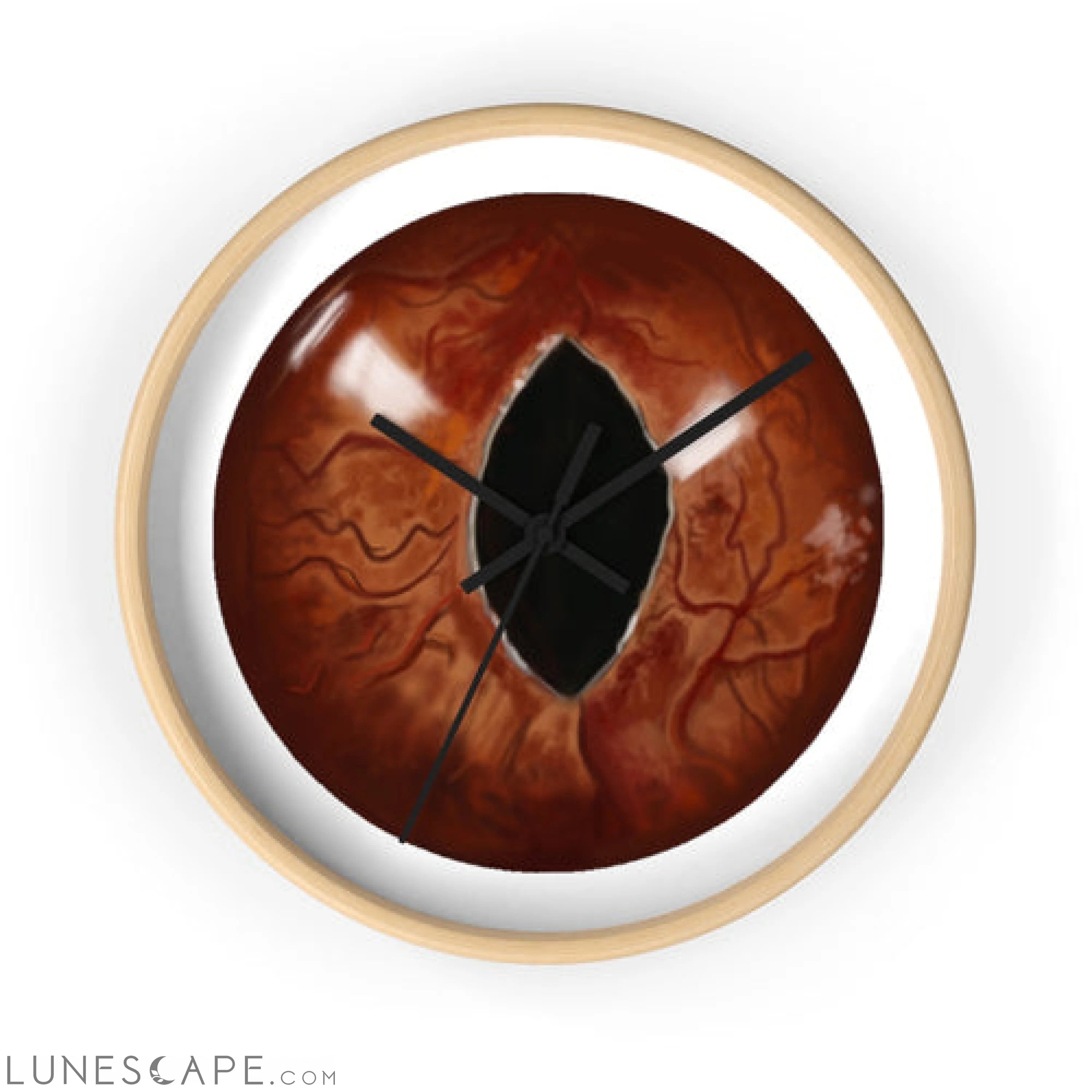 Cat Eyes Wall clock LUNESCAPE