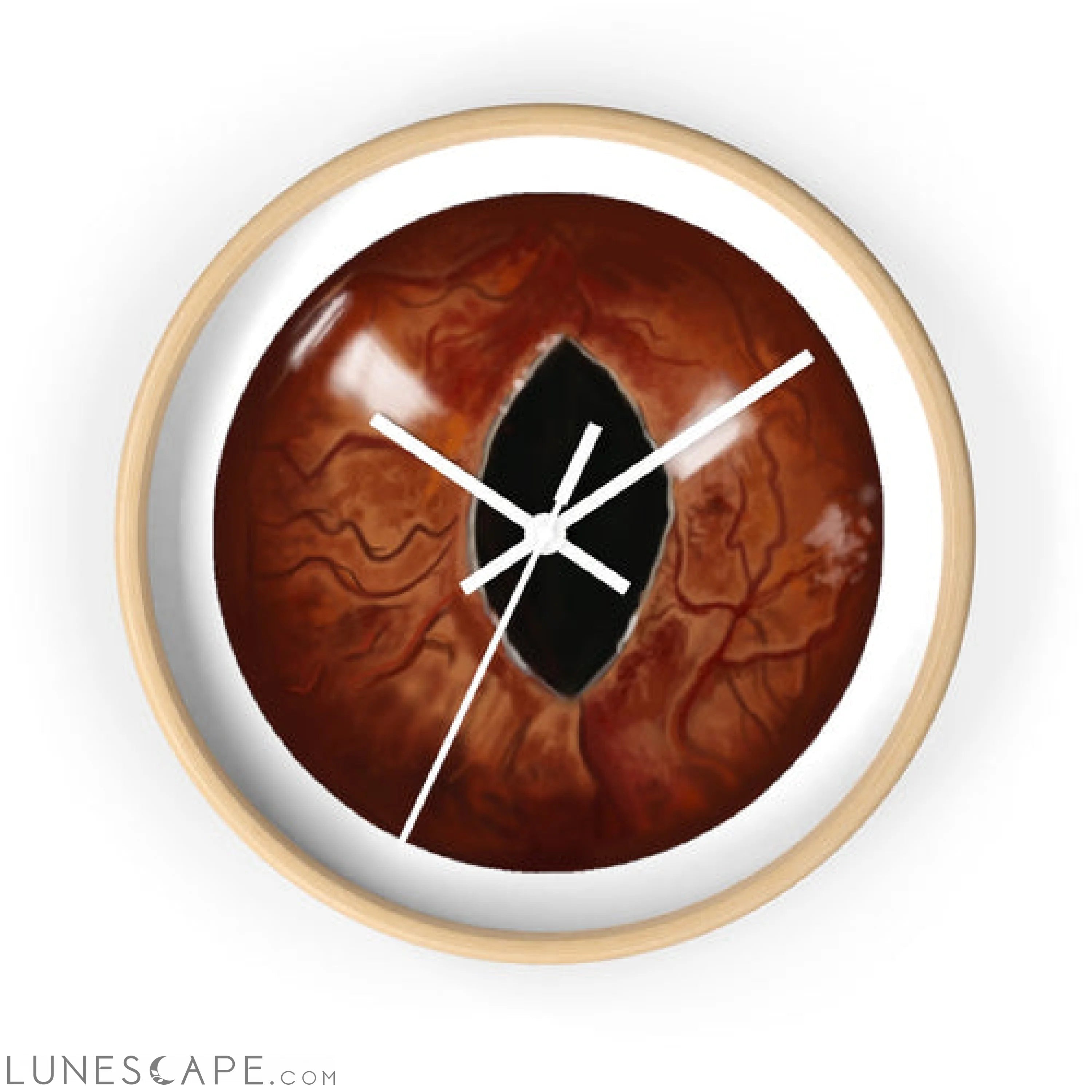 Cat Eyes Wall clock LUNESCAPE