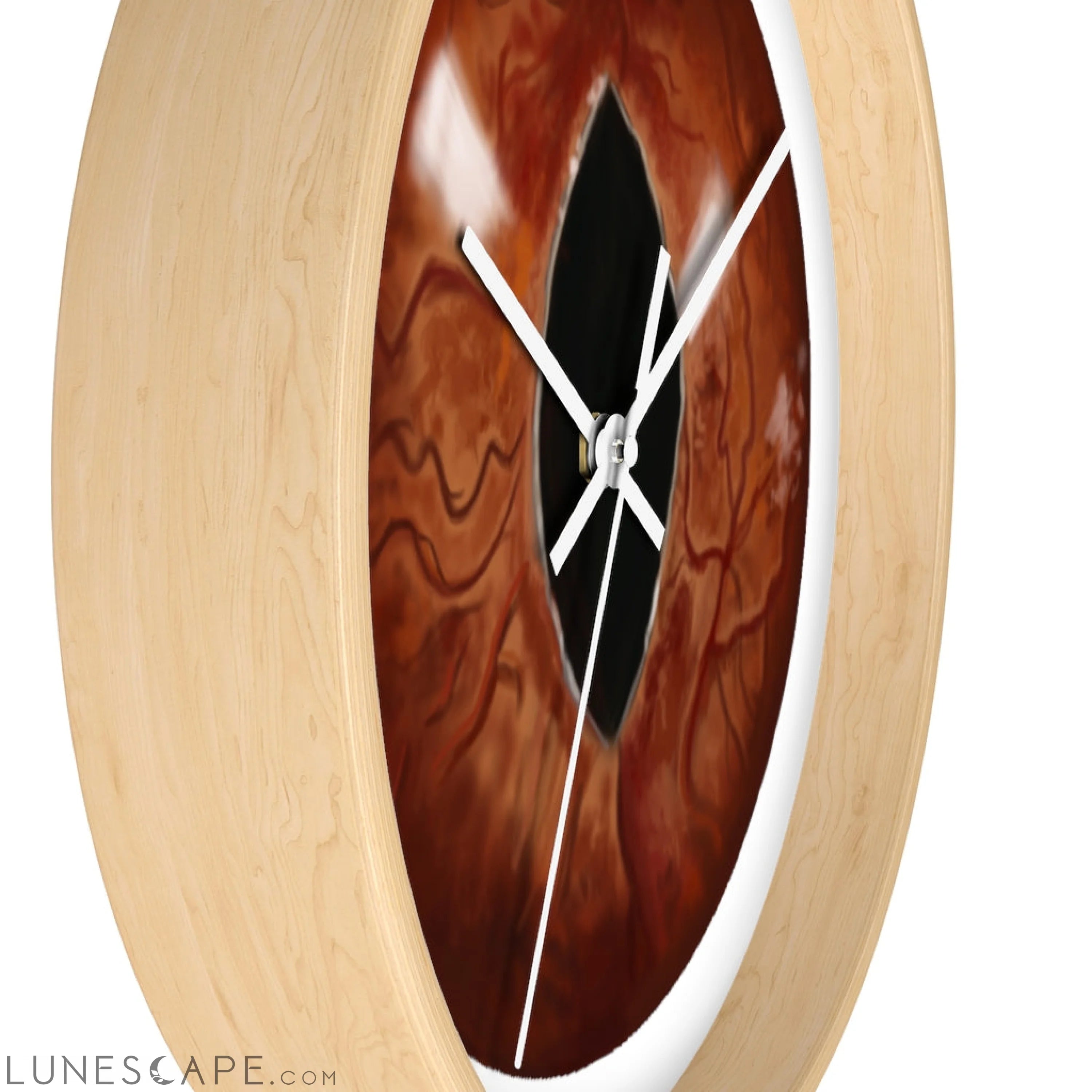 Cat Eyes Wall clock LUNESCAPE