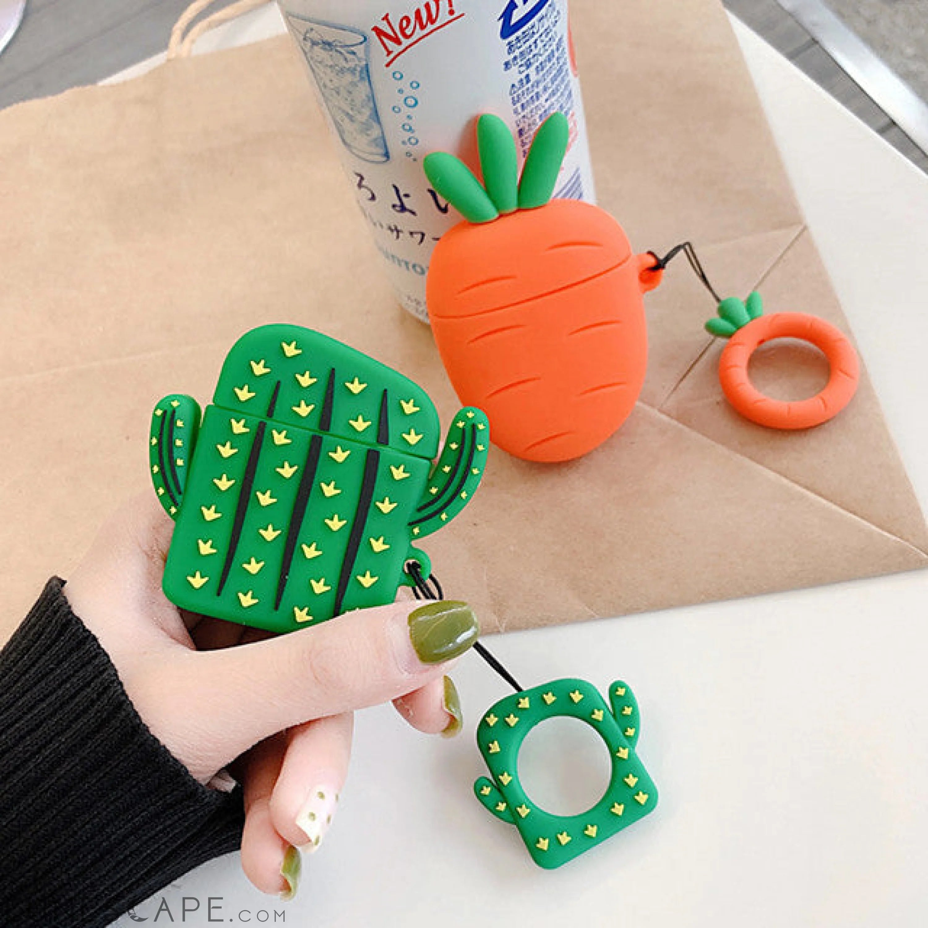 Catcus AirPods Headphone Case Carrot AirPods Case LUNESCAPE