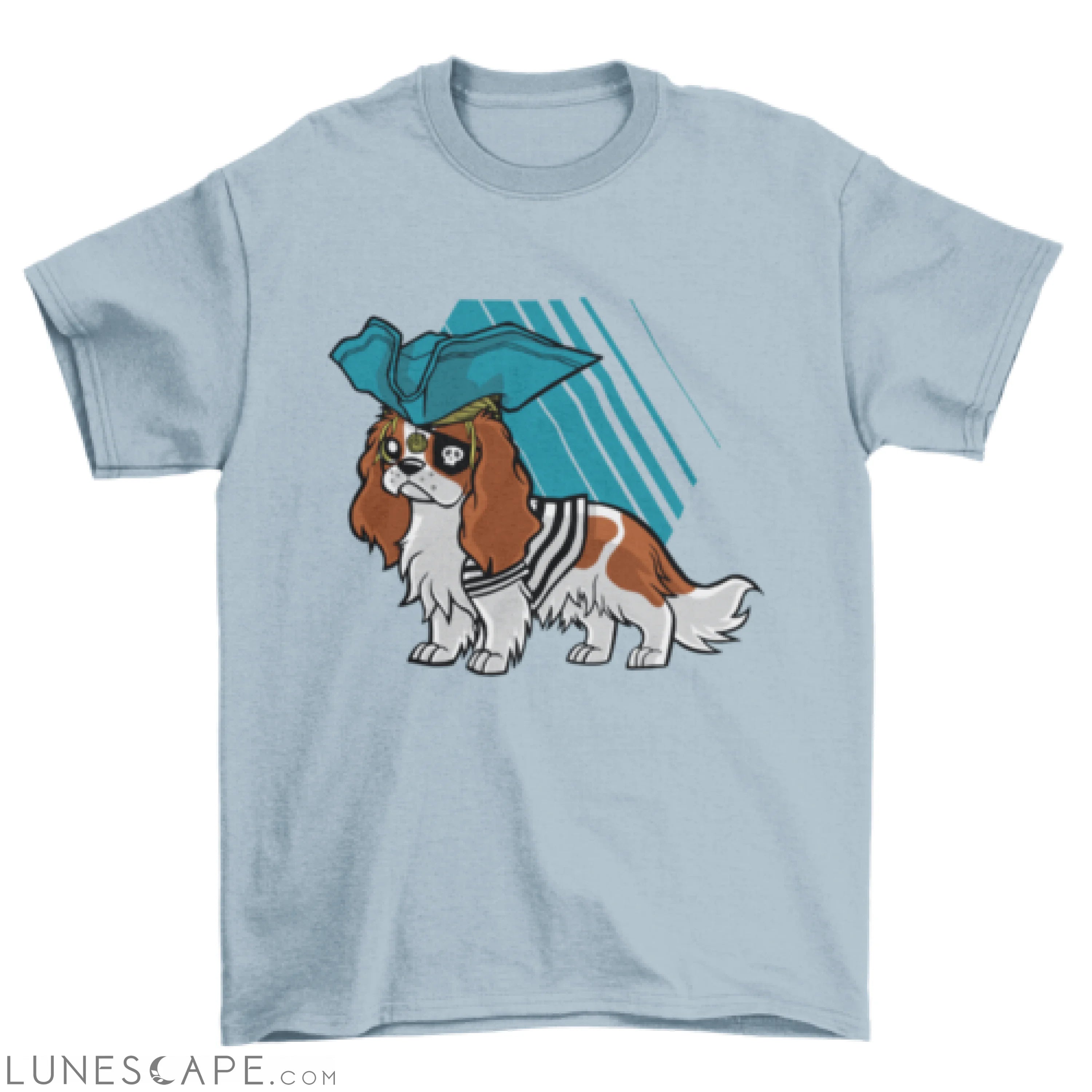 Cavalier King Charles Spaniel Pirate T-shirt LUNESCAPE