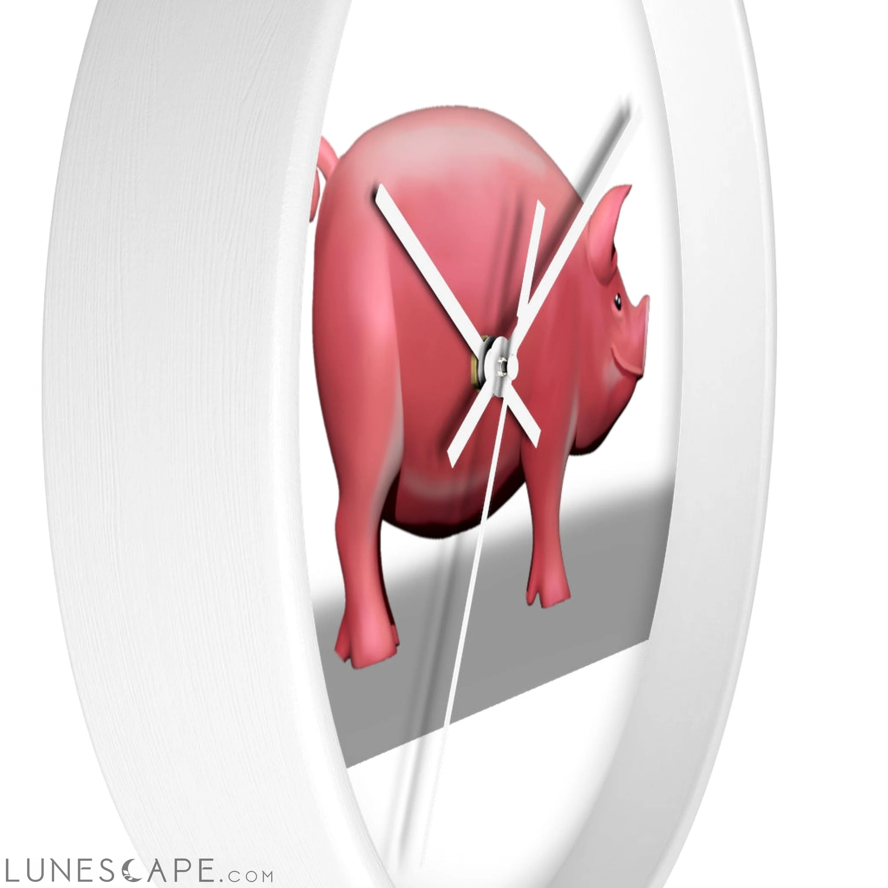 CG Pig Wall clock LUNESCAPE