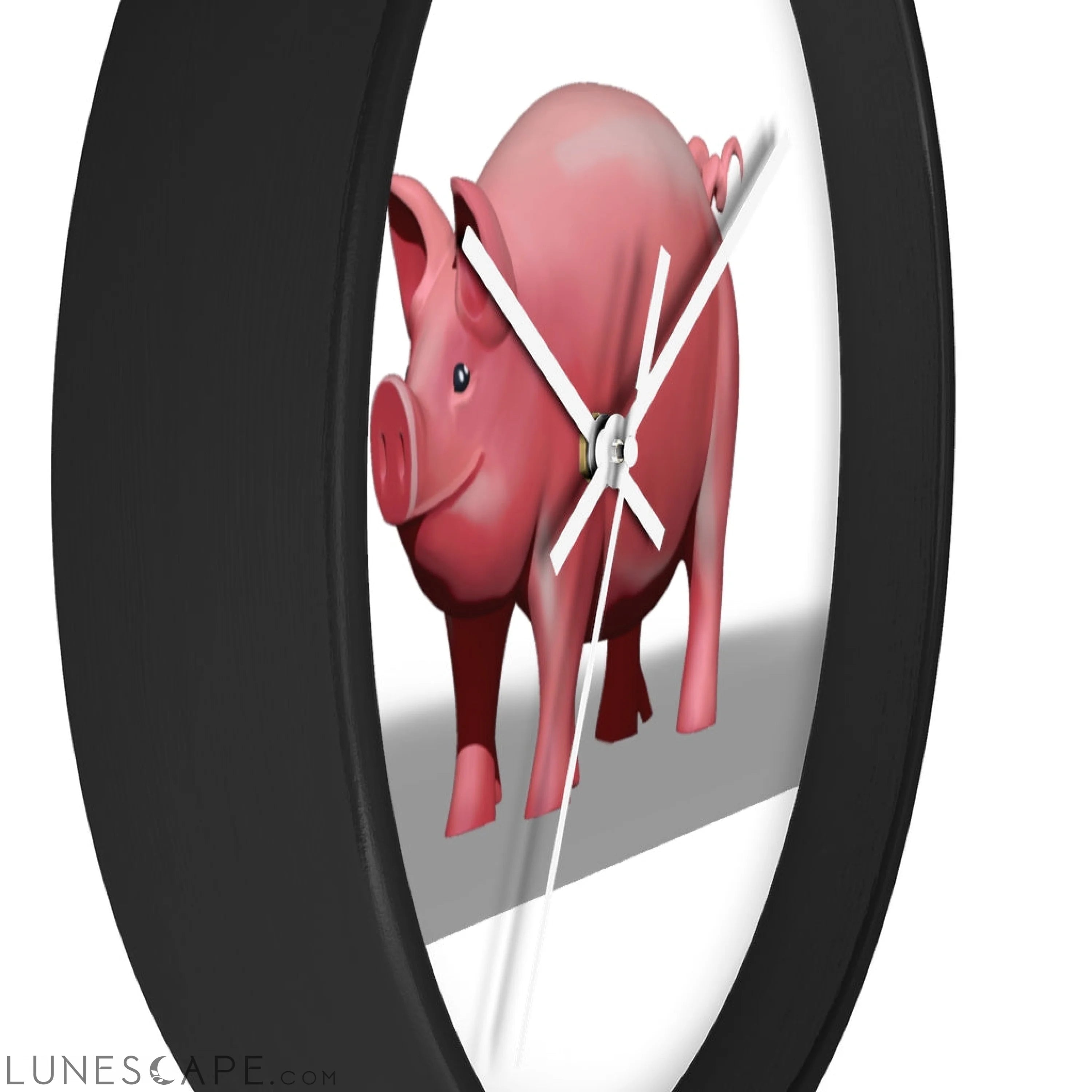 CG Pig Wall clock LUNESCAPE