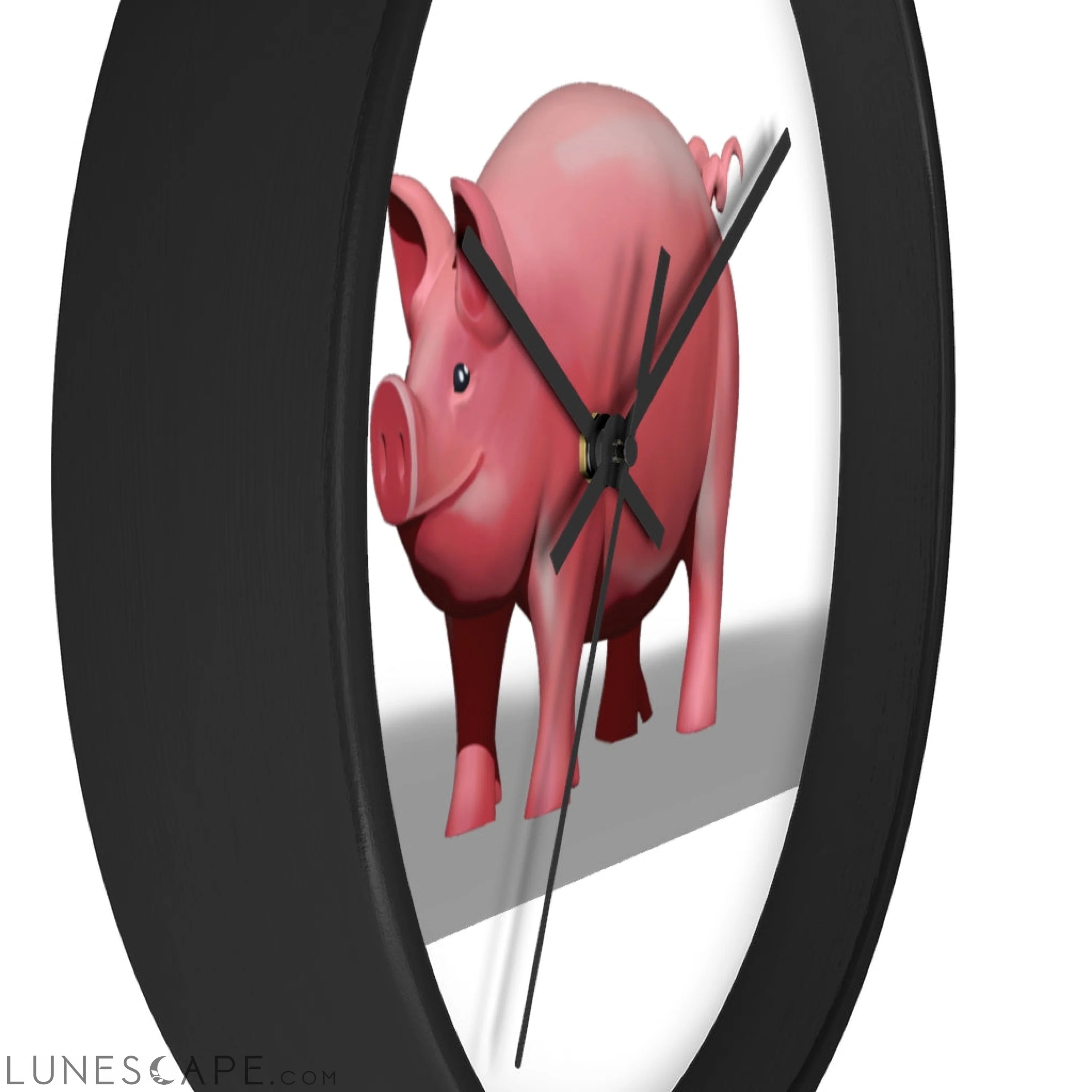 CG Pig Wall clock LUNESCAPE