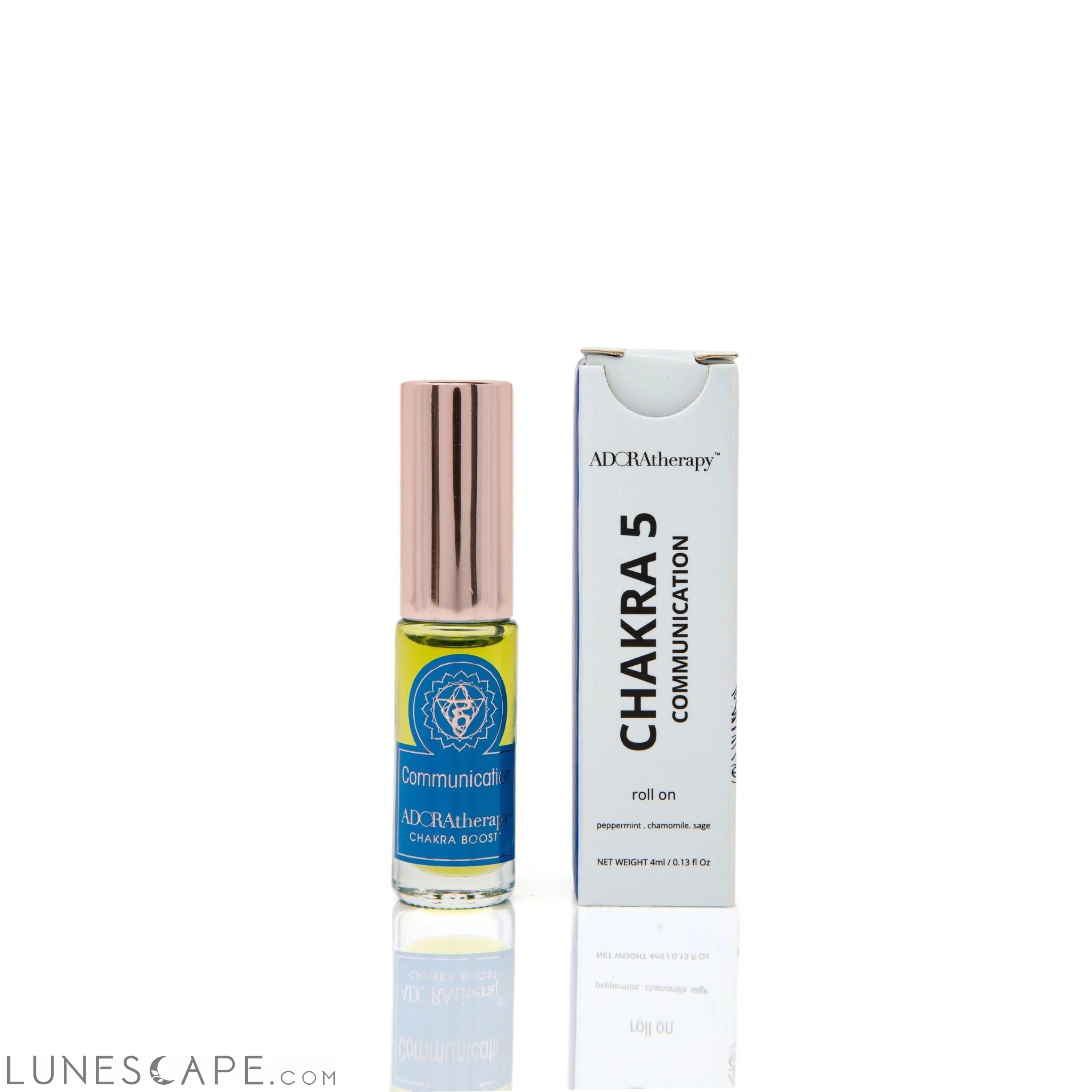 Chakra 5 Communication Roll On Perfume Oil LUNESCAPE