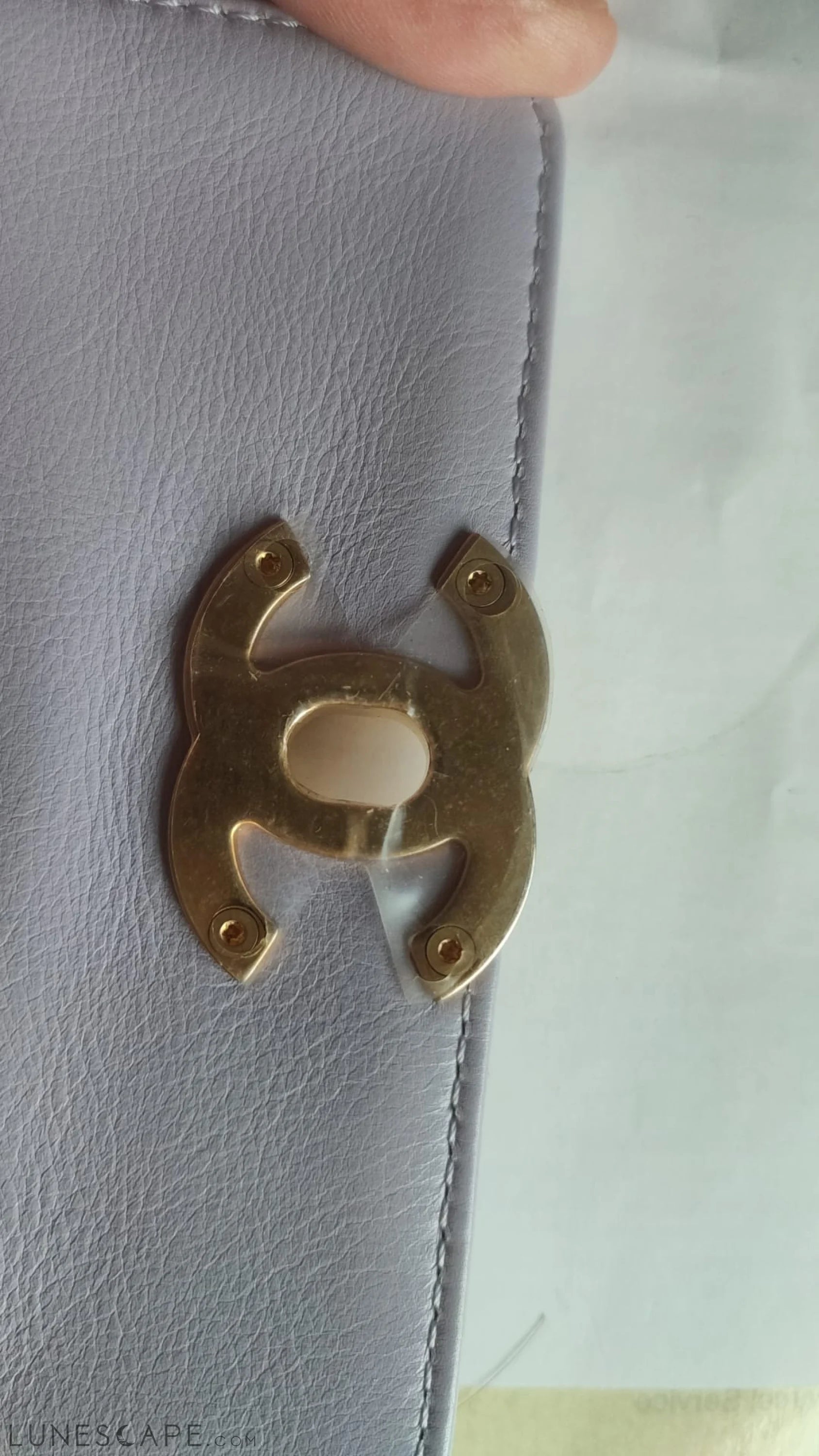 Chanel Blue Quilted Calfskin Framing Chain Flap Mini crossbody Bag LUNESCAPE