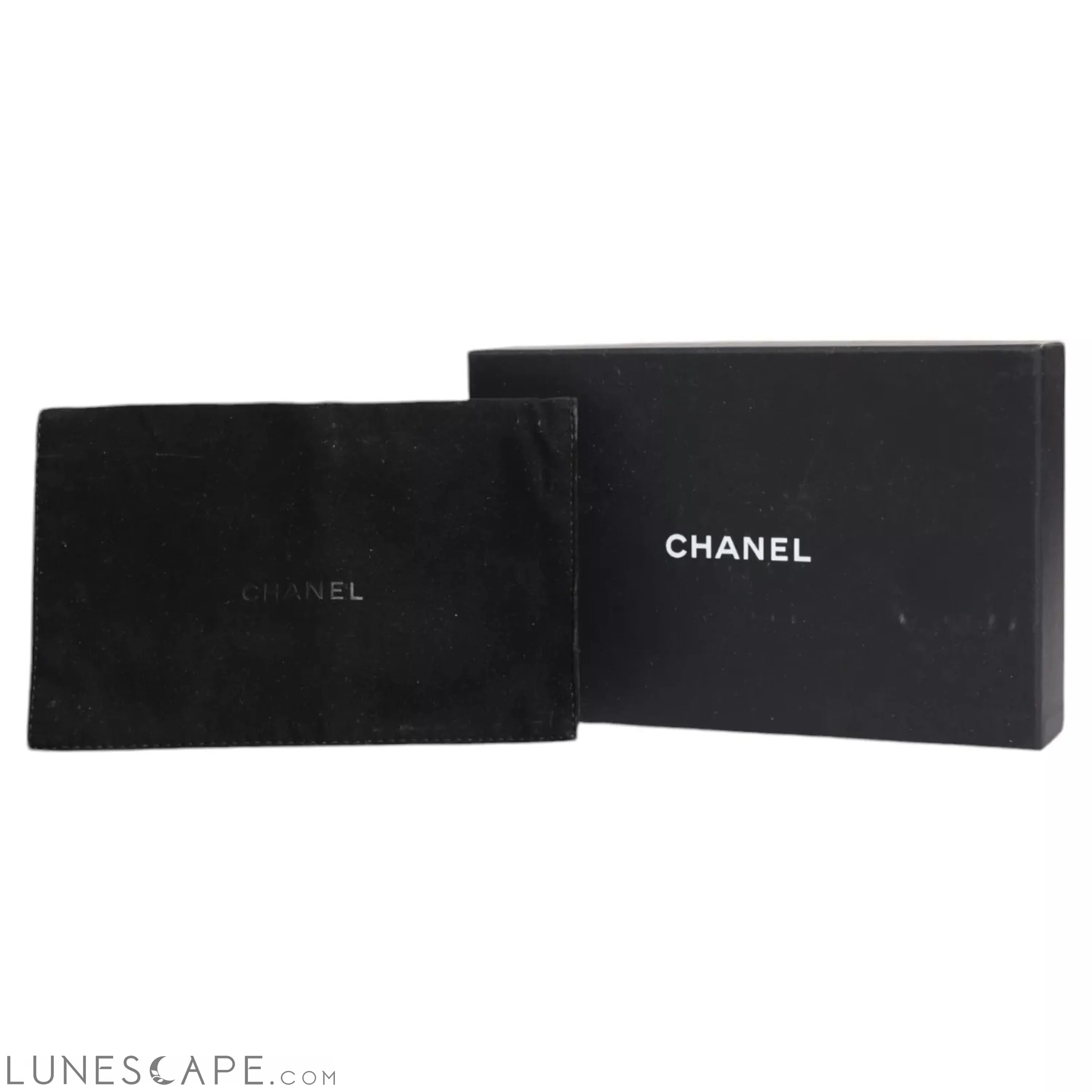 Chanel Yellow Quilted Leather CC Logo Continental Zip Wallet Wallets - Women