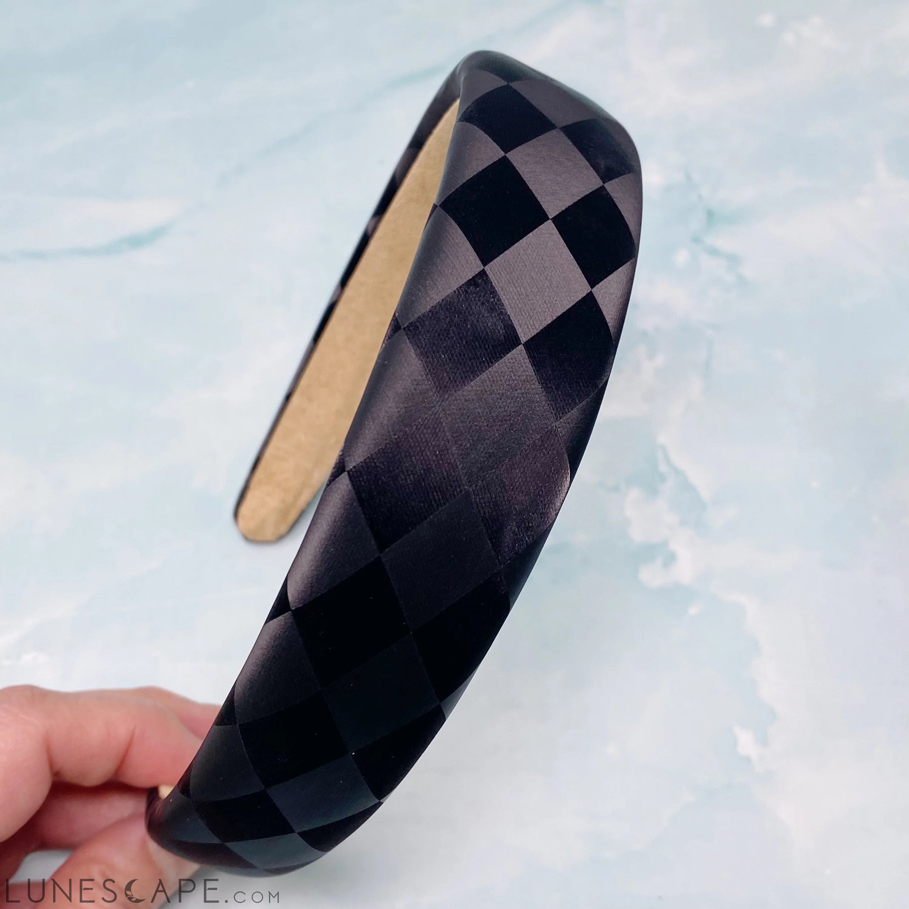 Checked in Mute Headband LUNESCAPE