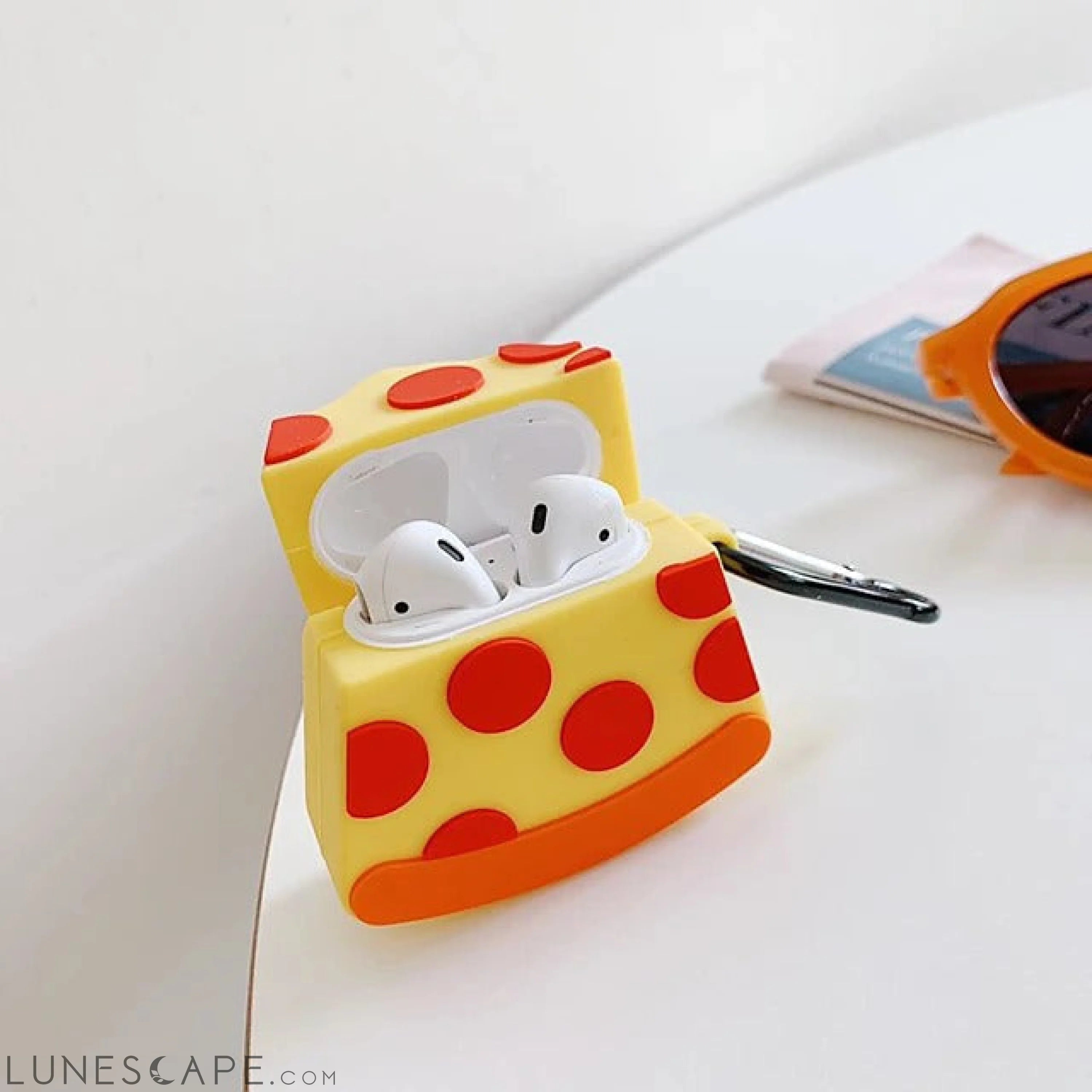 Cheese Pizza AirPods 1/2/3 Cute Headphone Case LUNESCAPE