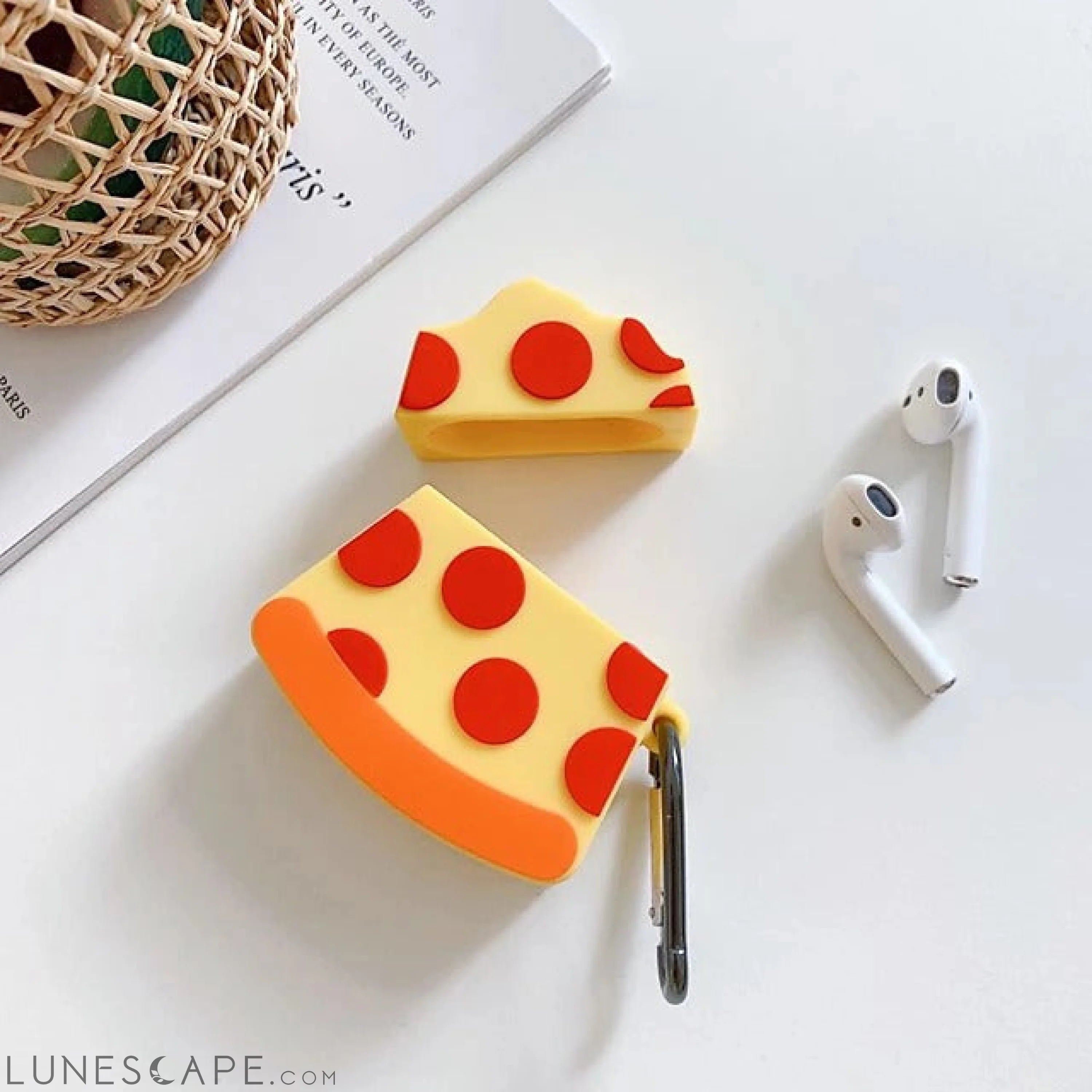 Cheese Pizza AirPods 1/2/3 Cute Headphone Case LUNESCAPE