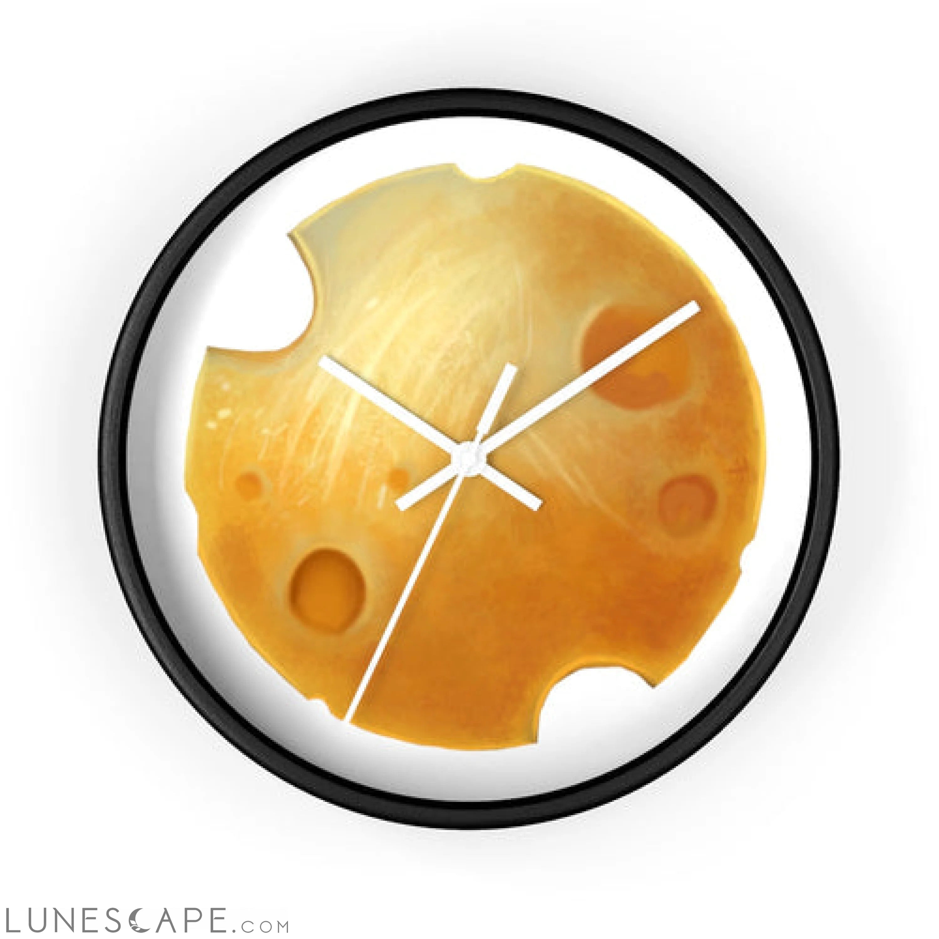 Cheese Wall clock LUNESCAPE
