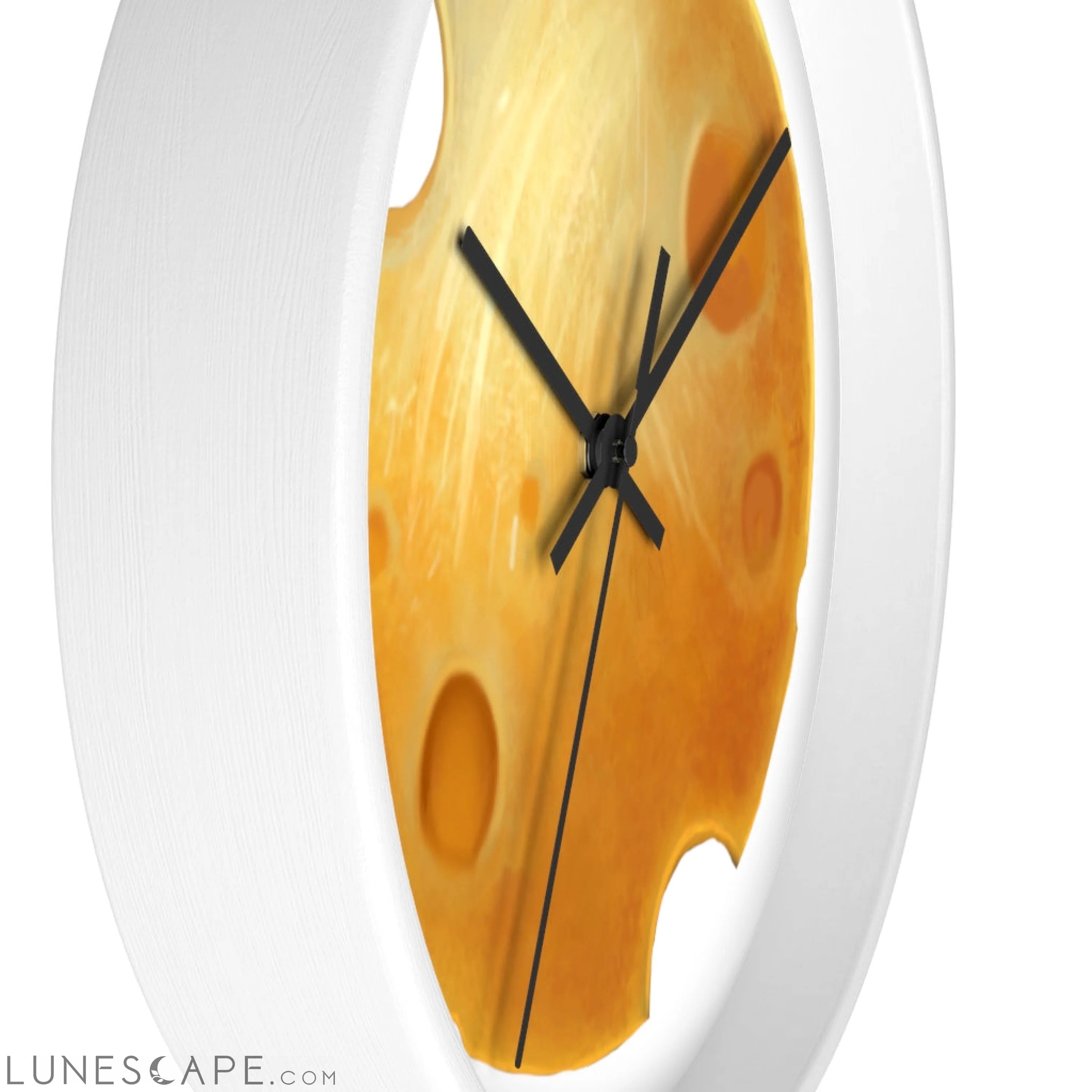 Cheese Wall clock LUNESCAPE