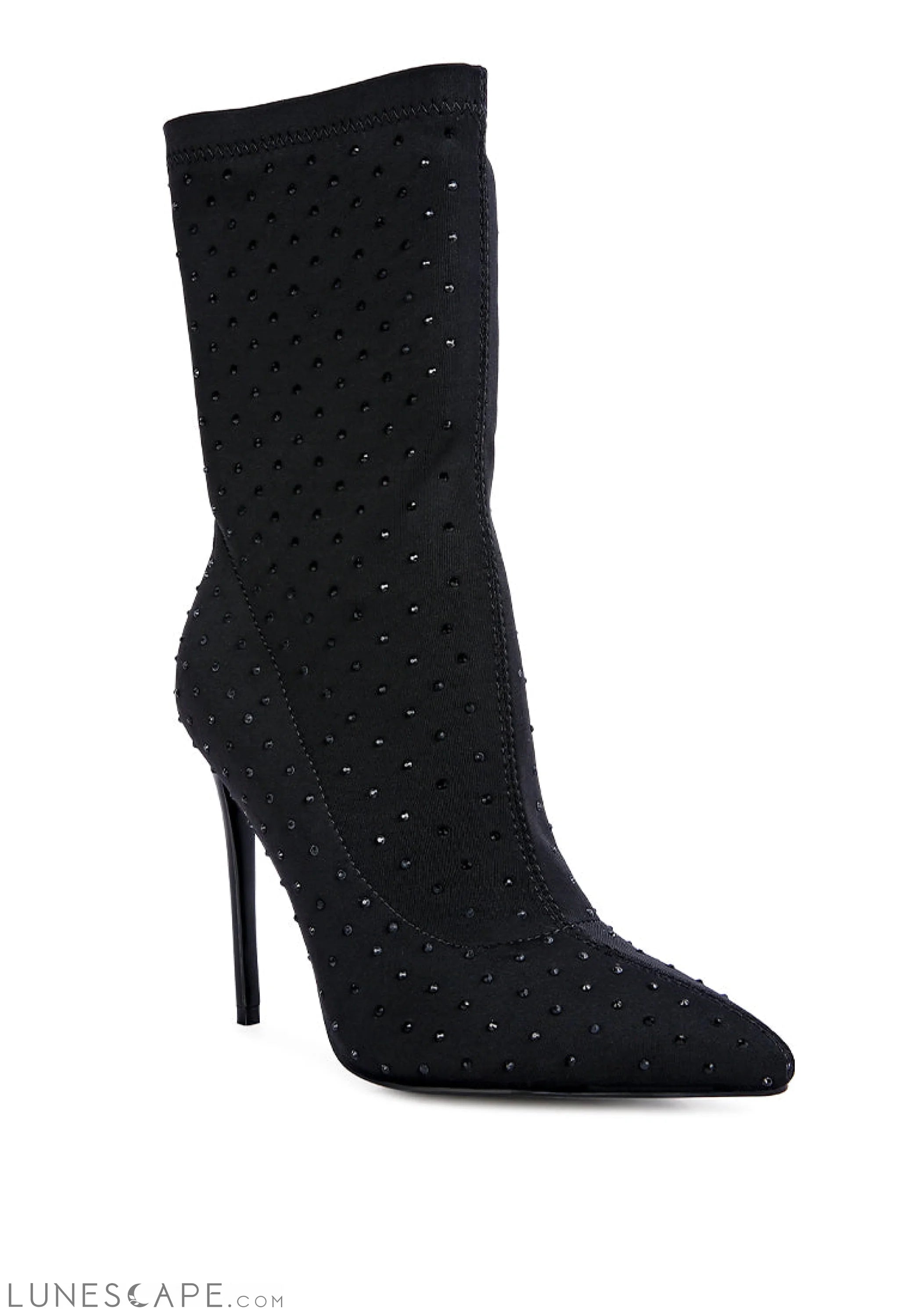 Cheugy Embellished Ankle Boots LUNESCAPE