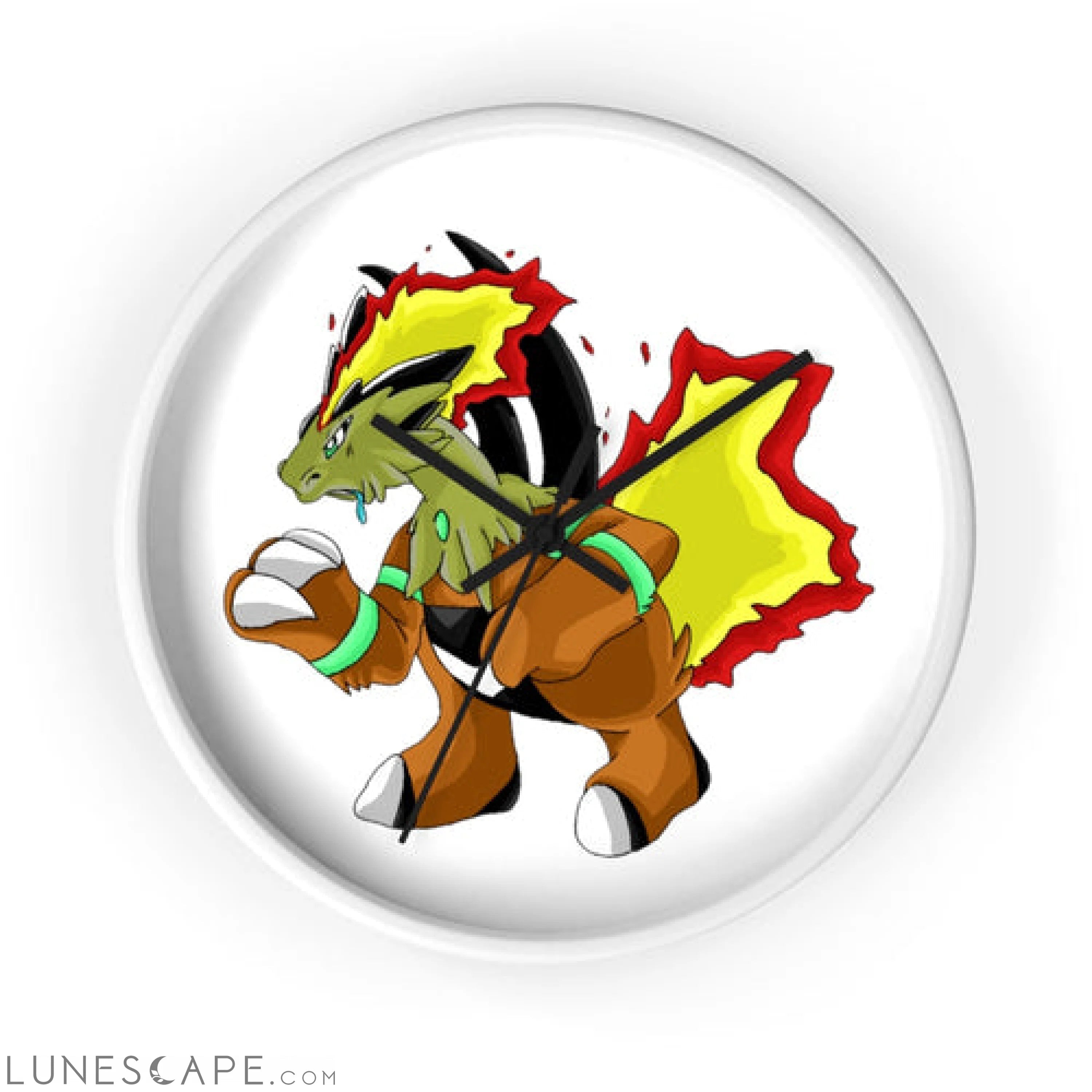 Chibakzu Wall clock LUNESCAPE