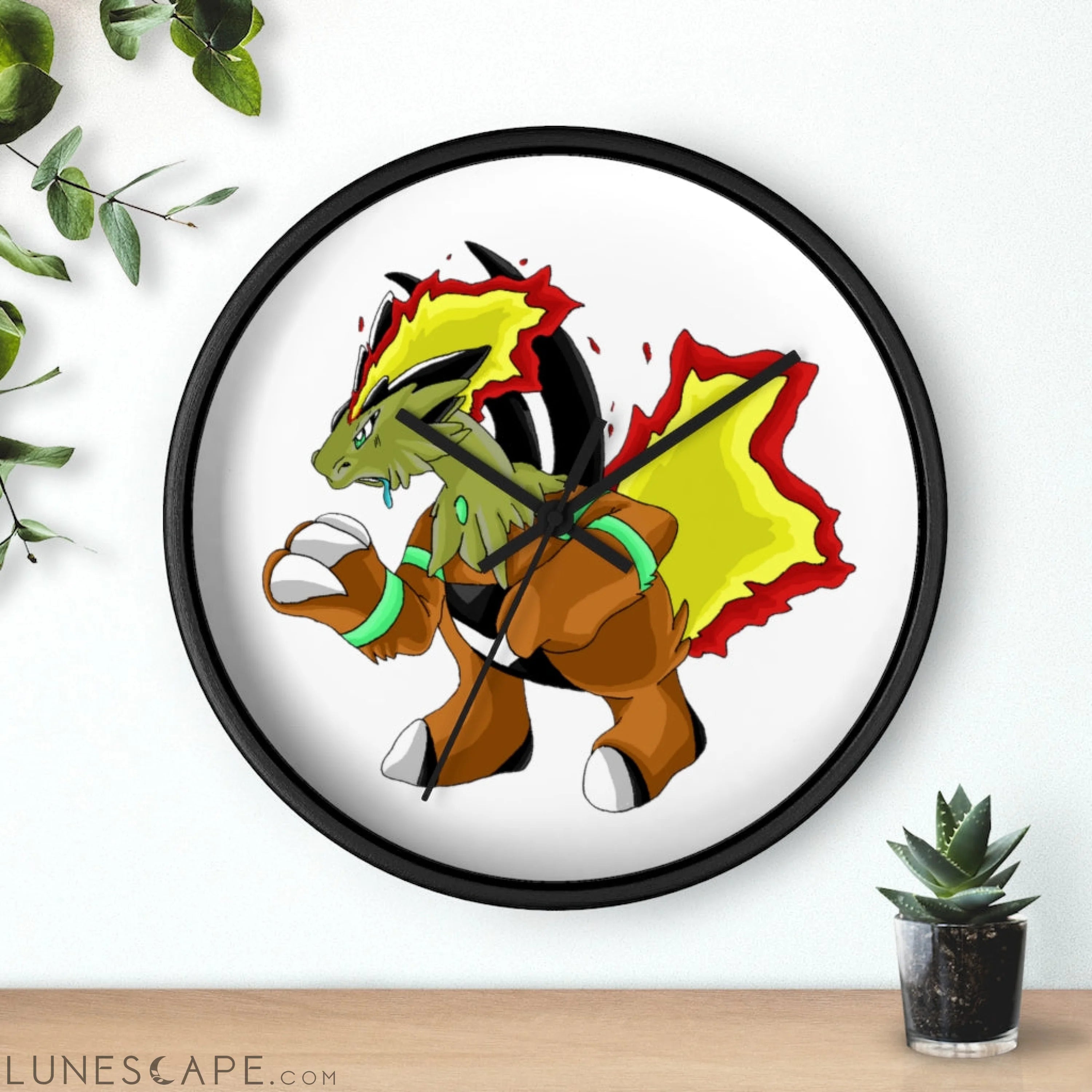 Chibakzu Wall clock LUNESCAPE