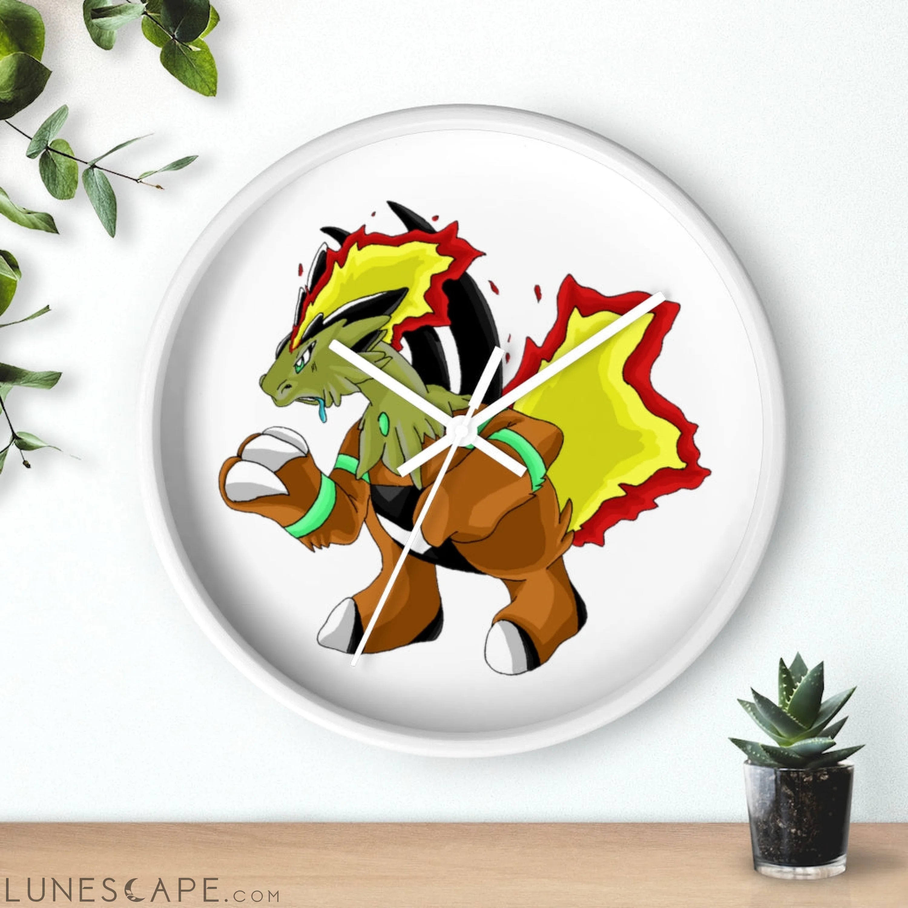 Chibakzu Wall clock LUNESCAPE