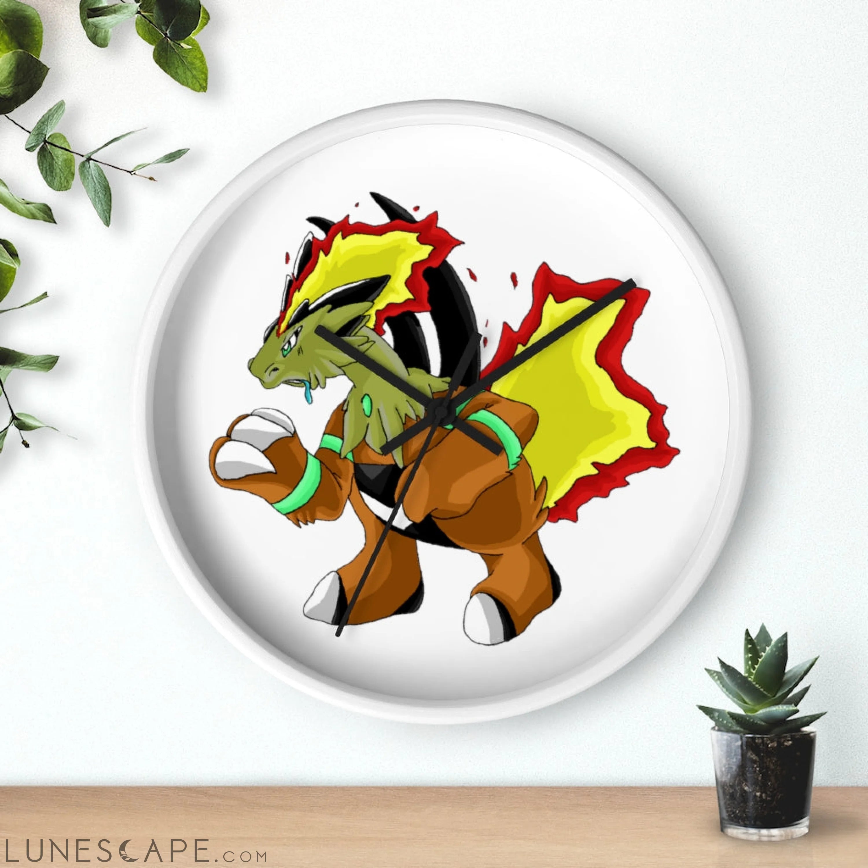 Chibakzu Wall clock LUNESCAPE