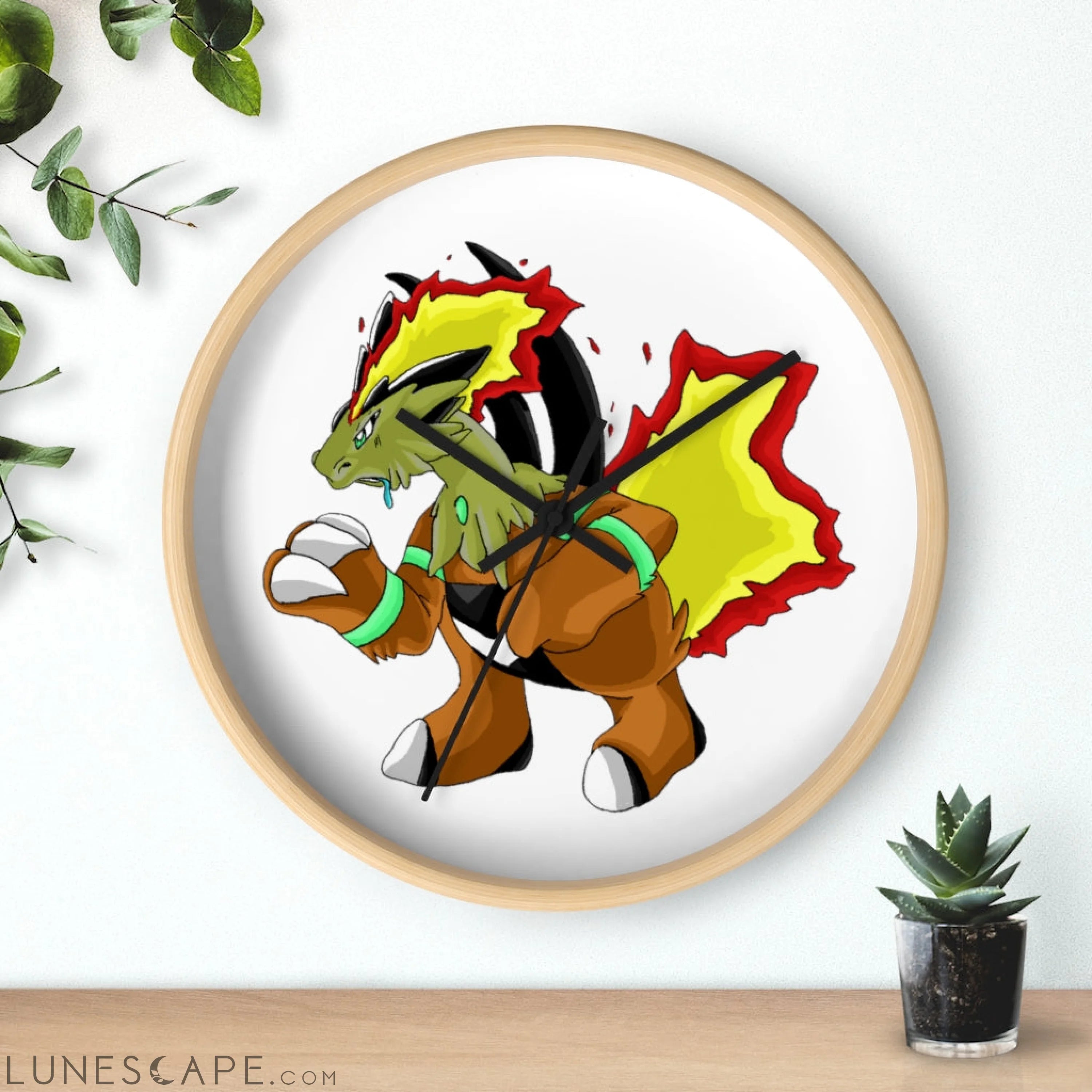 Chibakzu Wall clock LUNESCAPE