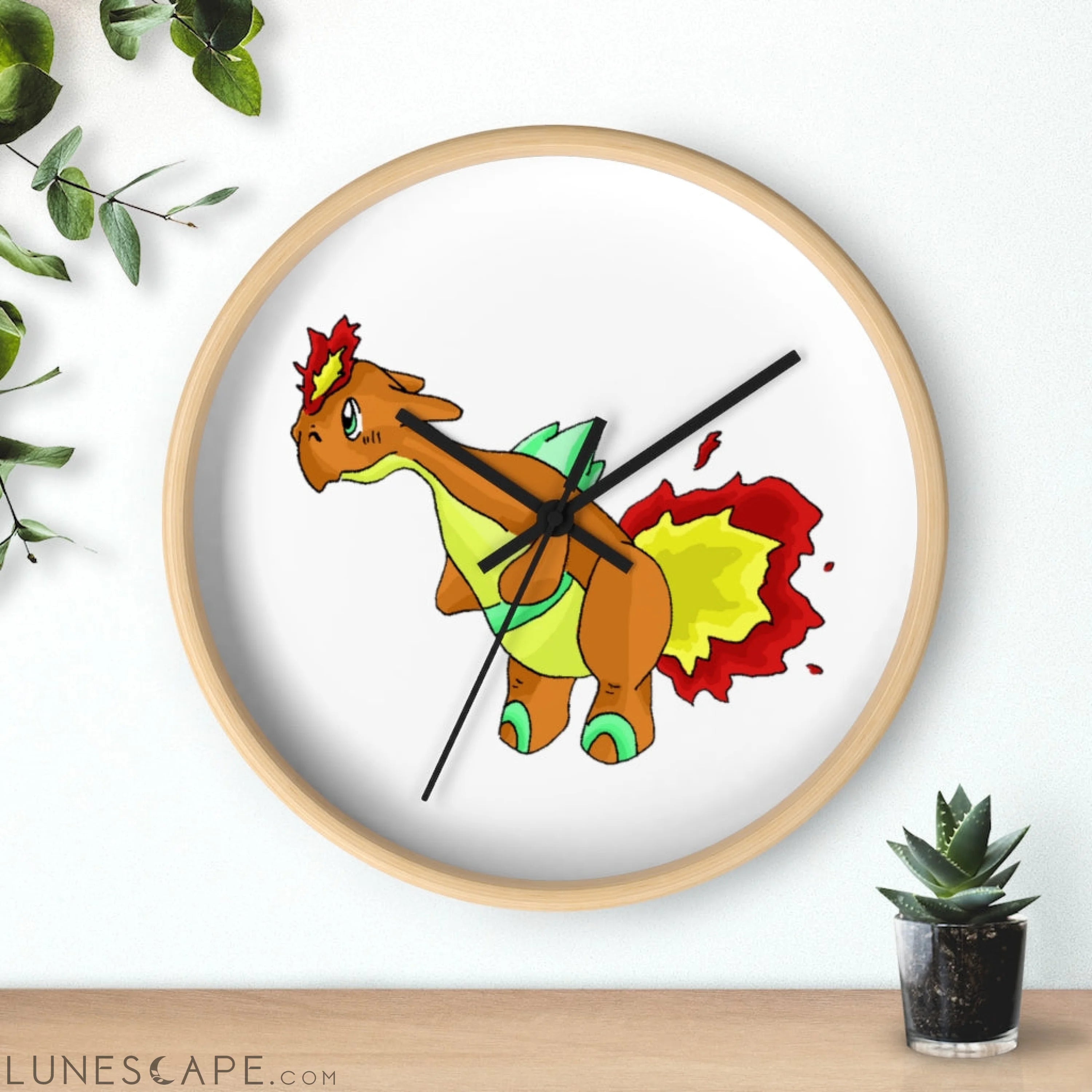 Chibiki Wall clock LUNESCAPE