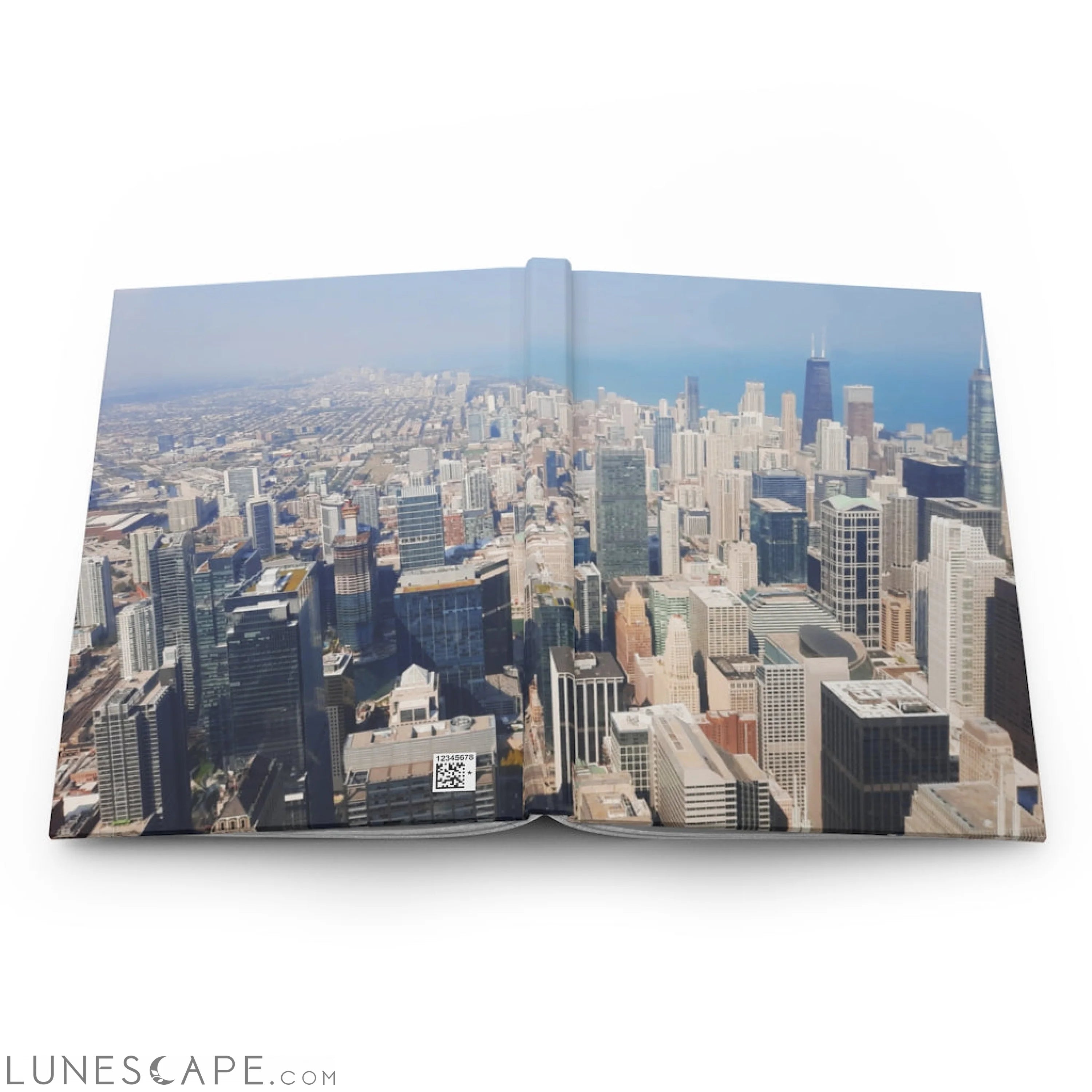 Chicago Skyline Hardcover Journal Matte LUNESCAPE