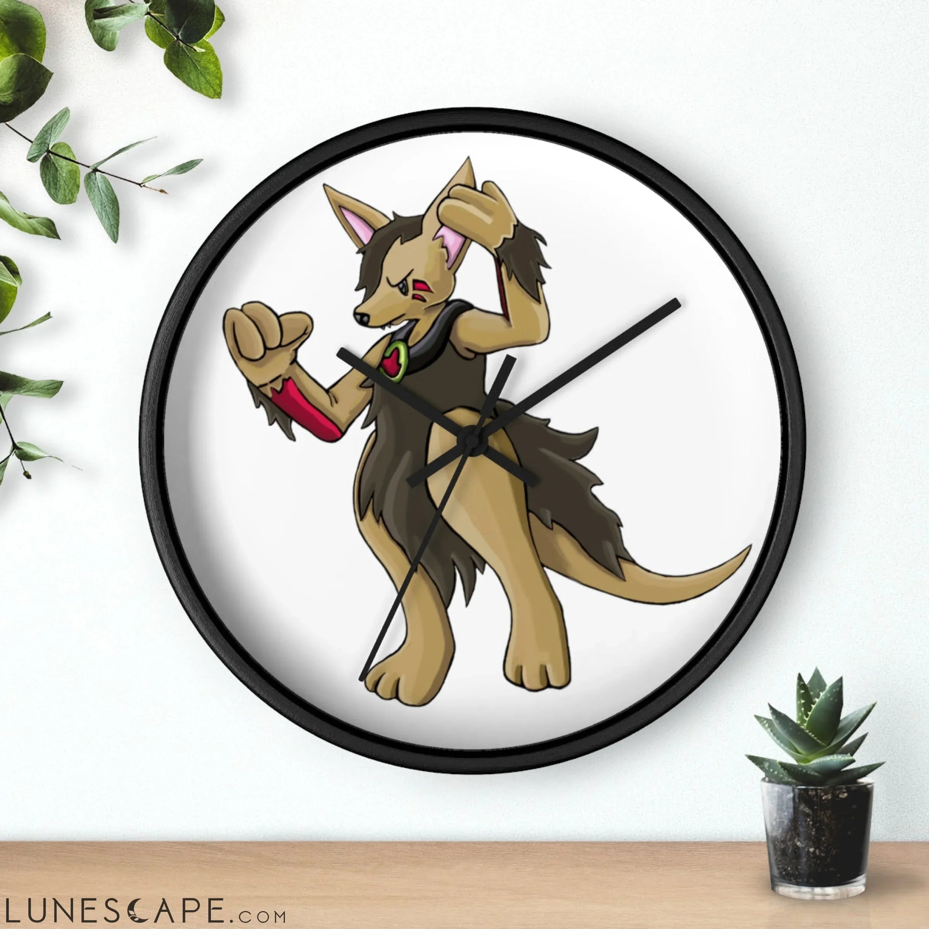 Chiwuadud Wall clock LUNESCAPE