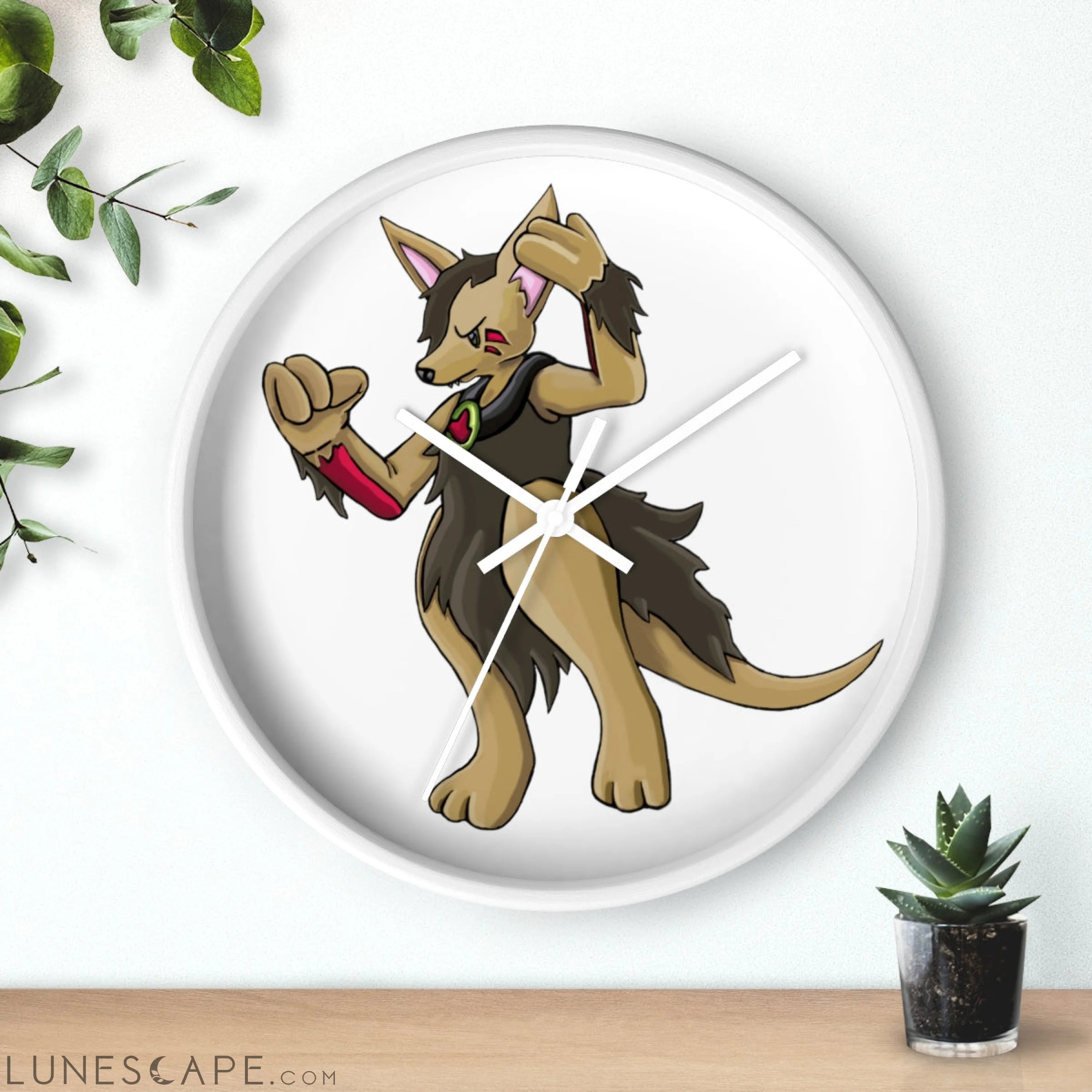Chiwuadud Wall clock LUNESCAPE