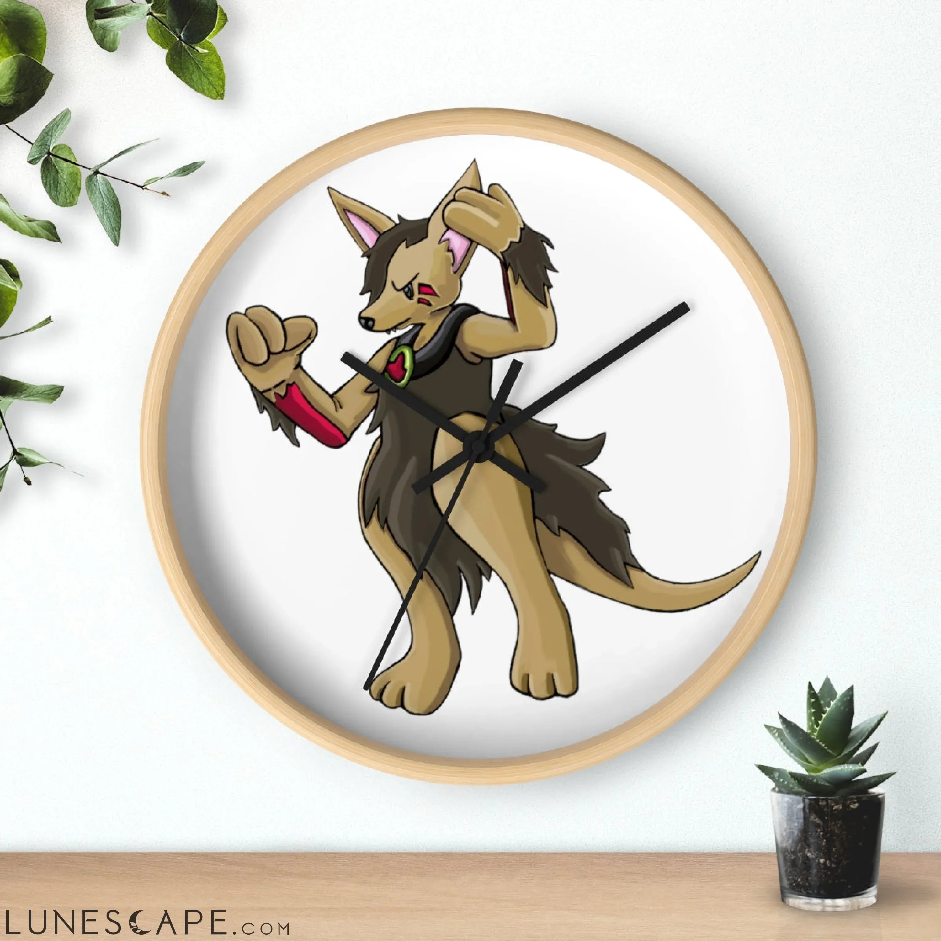 Chiwuadud Wall clock LUNESCAPE