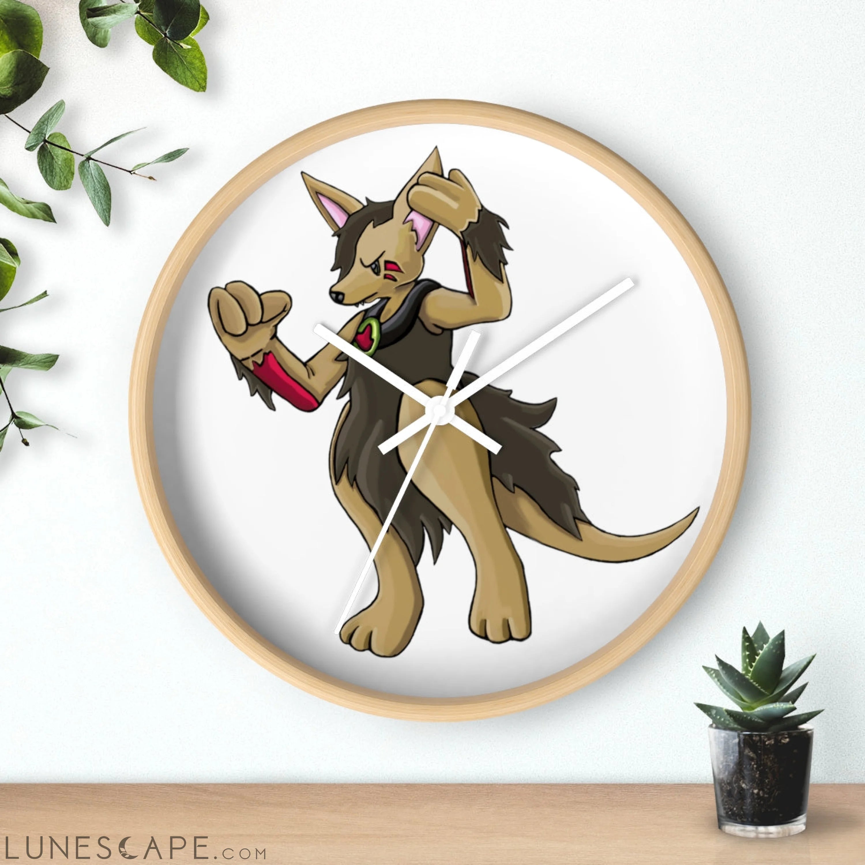 Chiwuadud Wall clock LUNESCAPE
