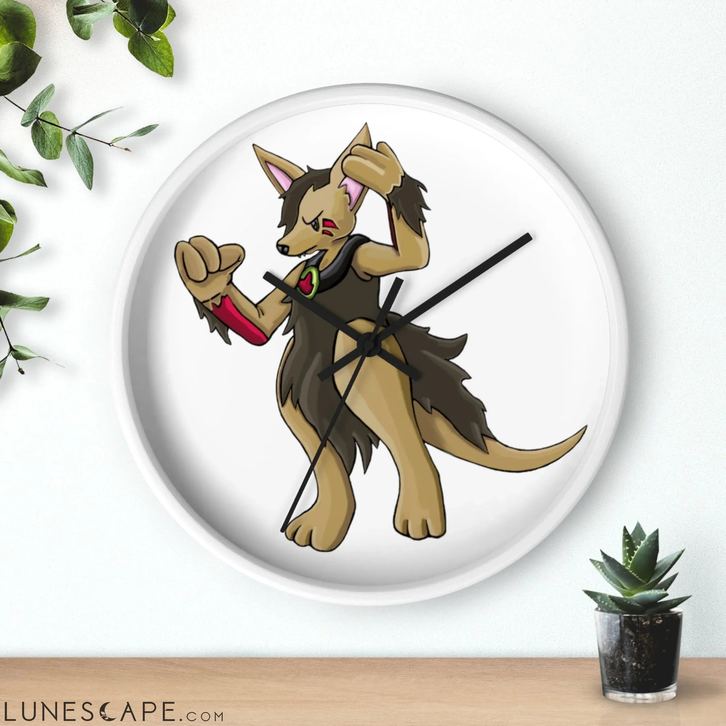 Chiwuadud Wall clock LUNESCAPE