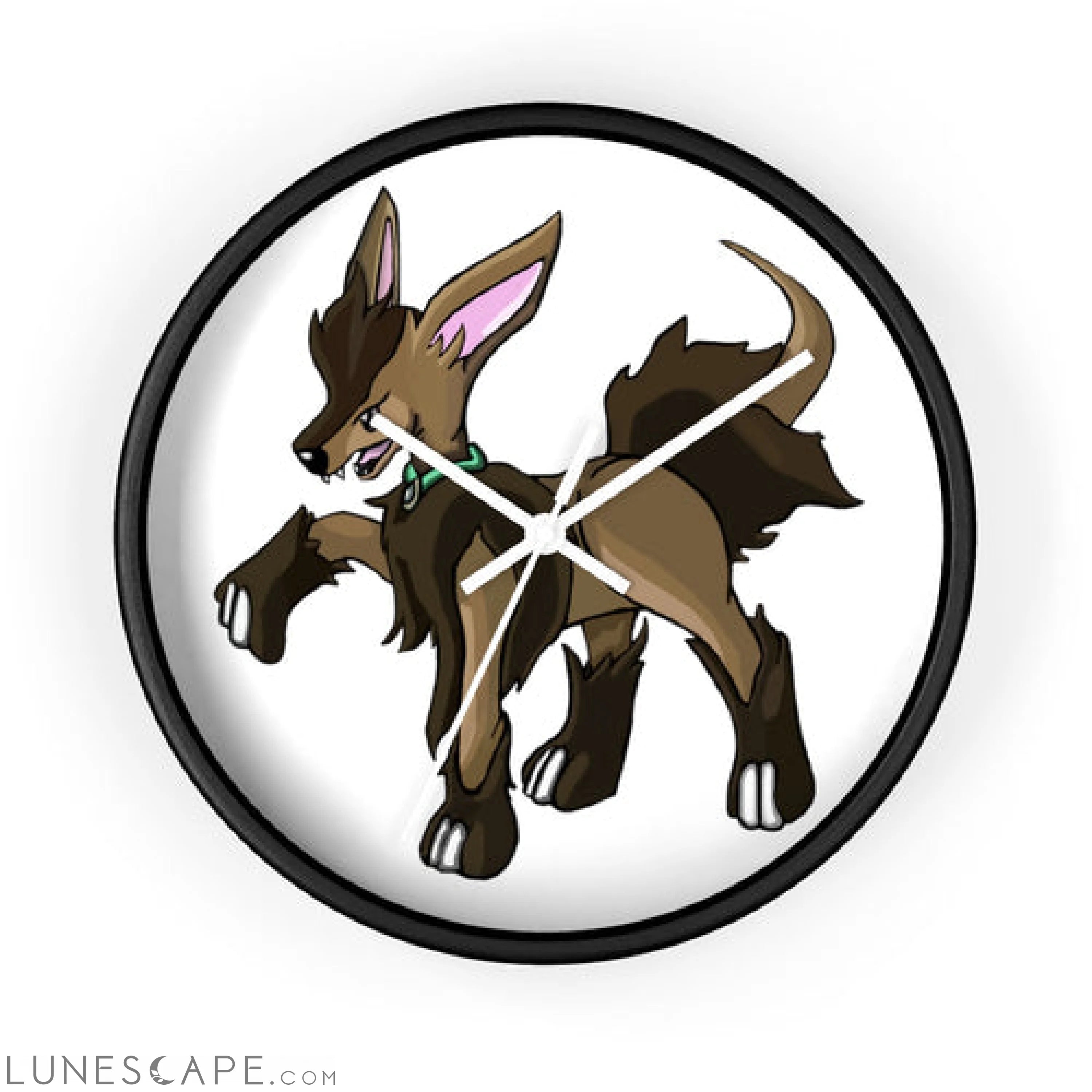 Chiwuahun Wall clock LUNESCAPE