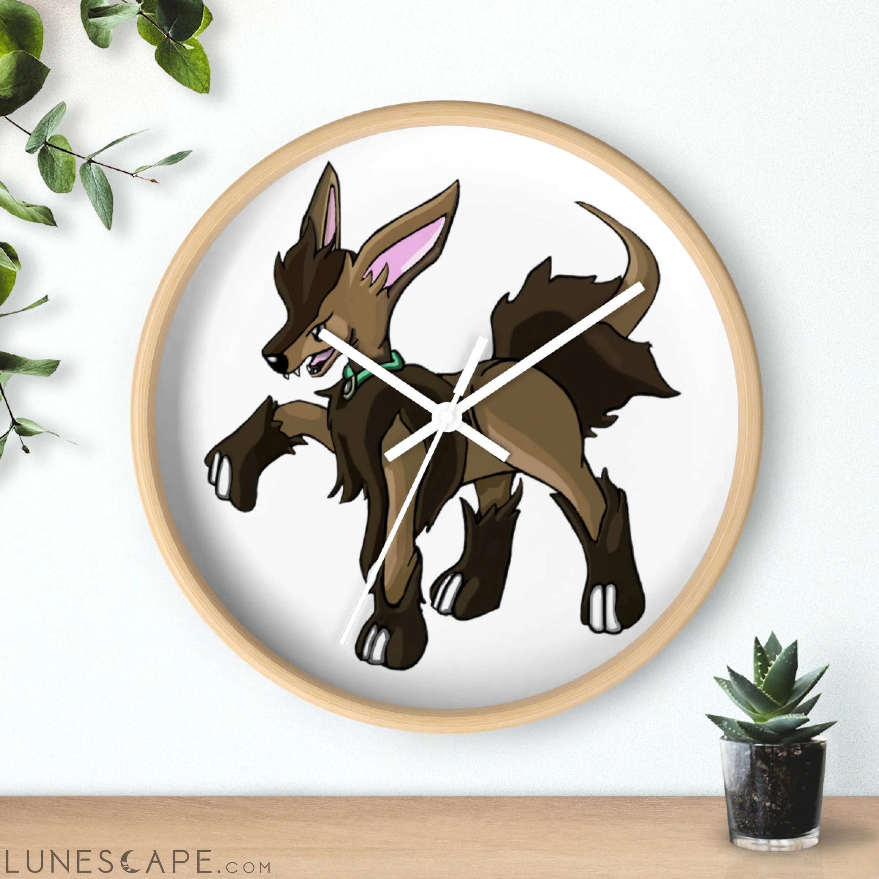 Chiwuahun Wall clock LUNESCAPE