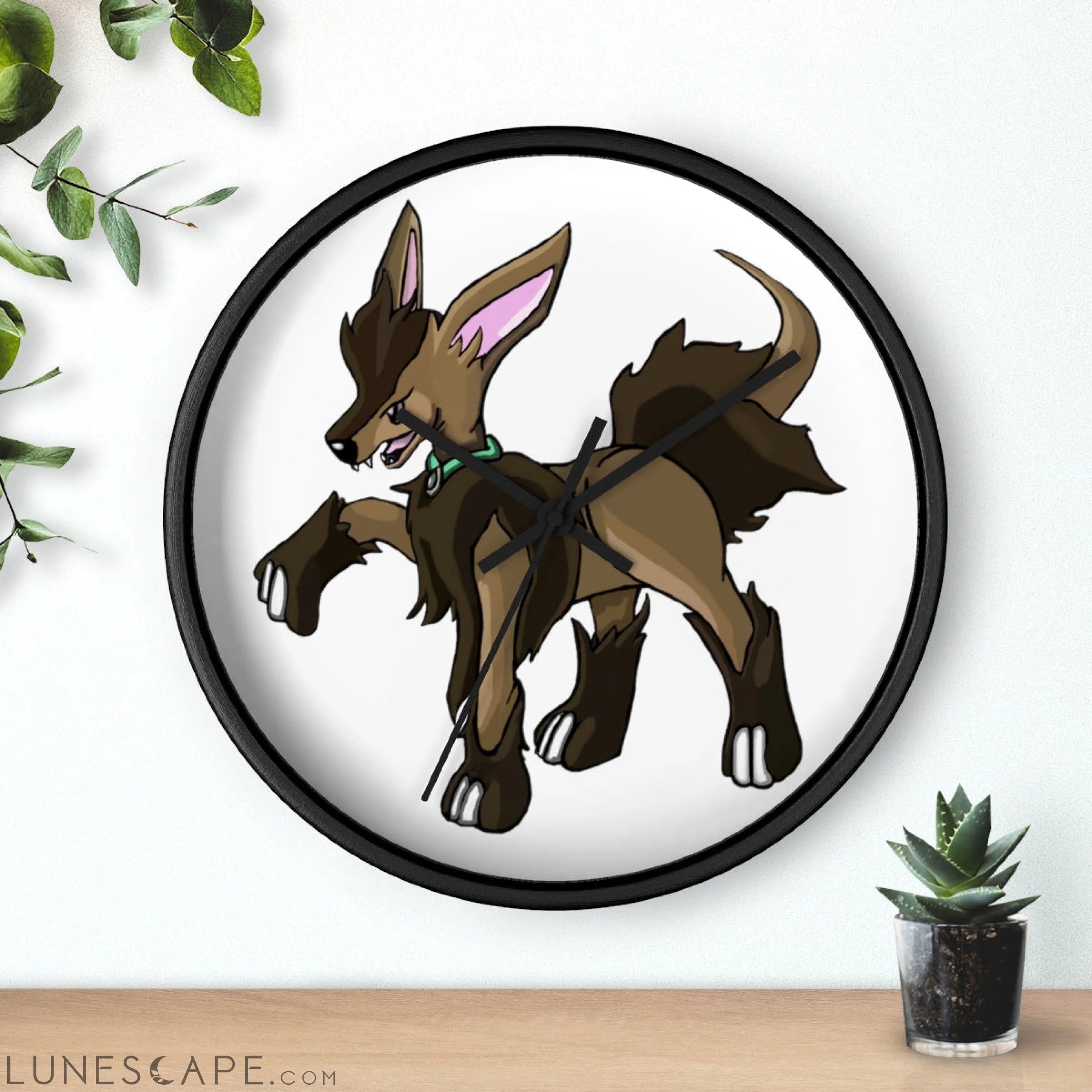 Chiwuahun Wall clock LUNESCAPE