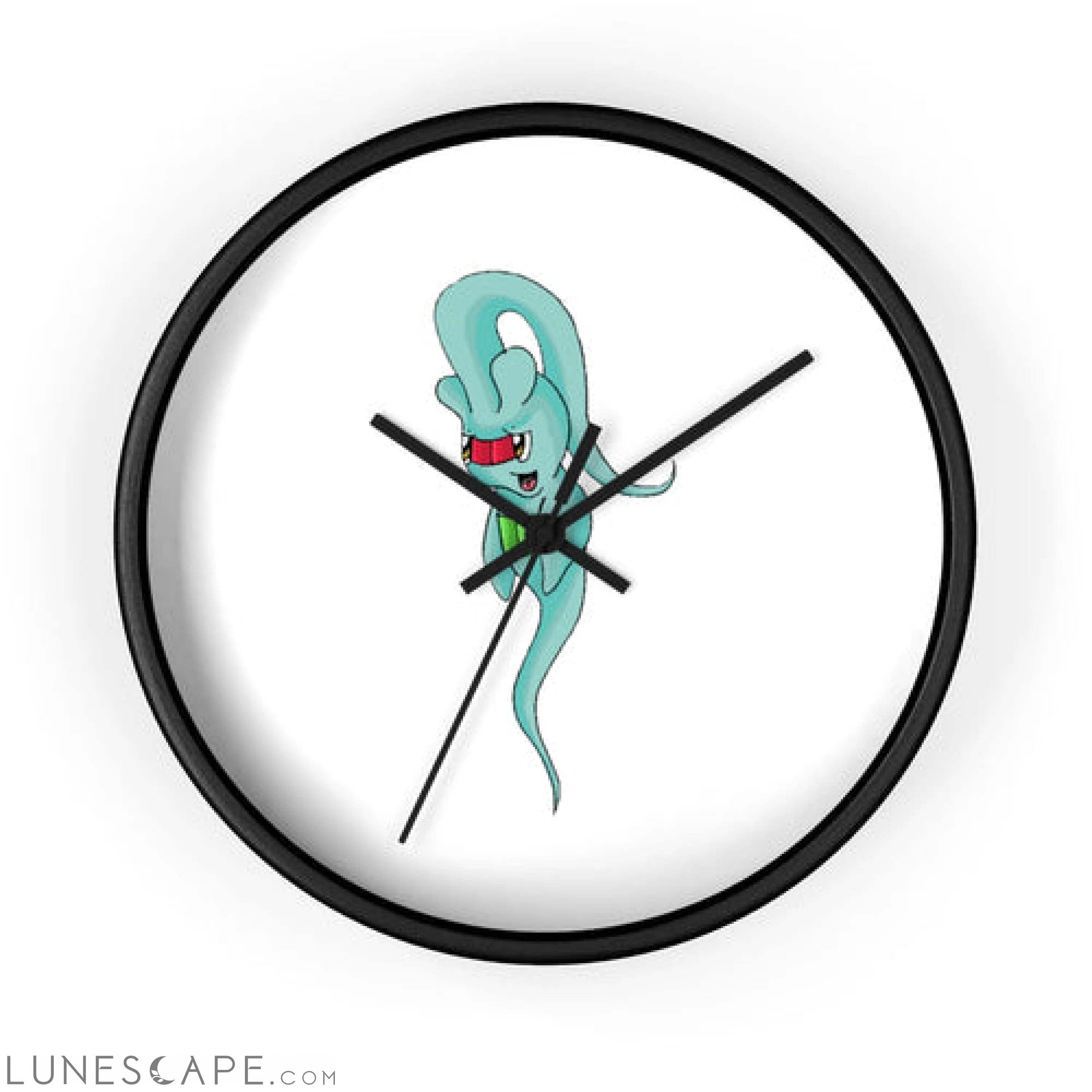 Chriskisx Wall clock LUNESCAPE
