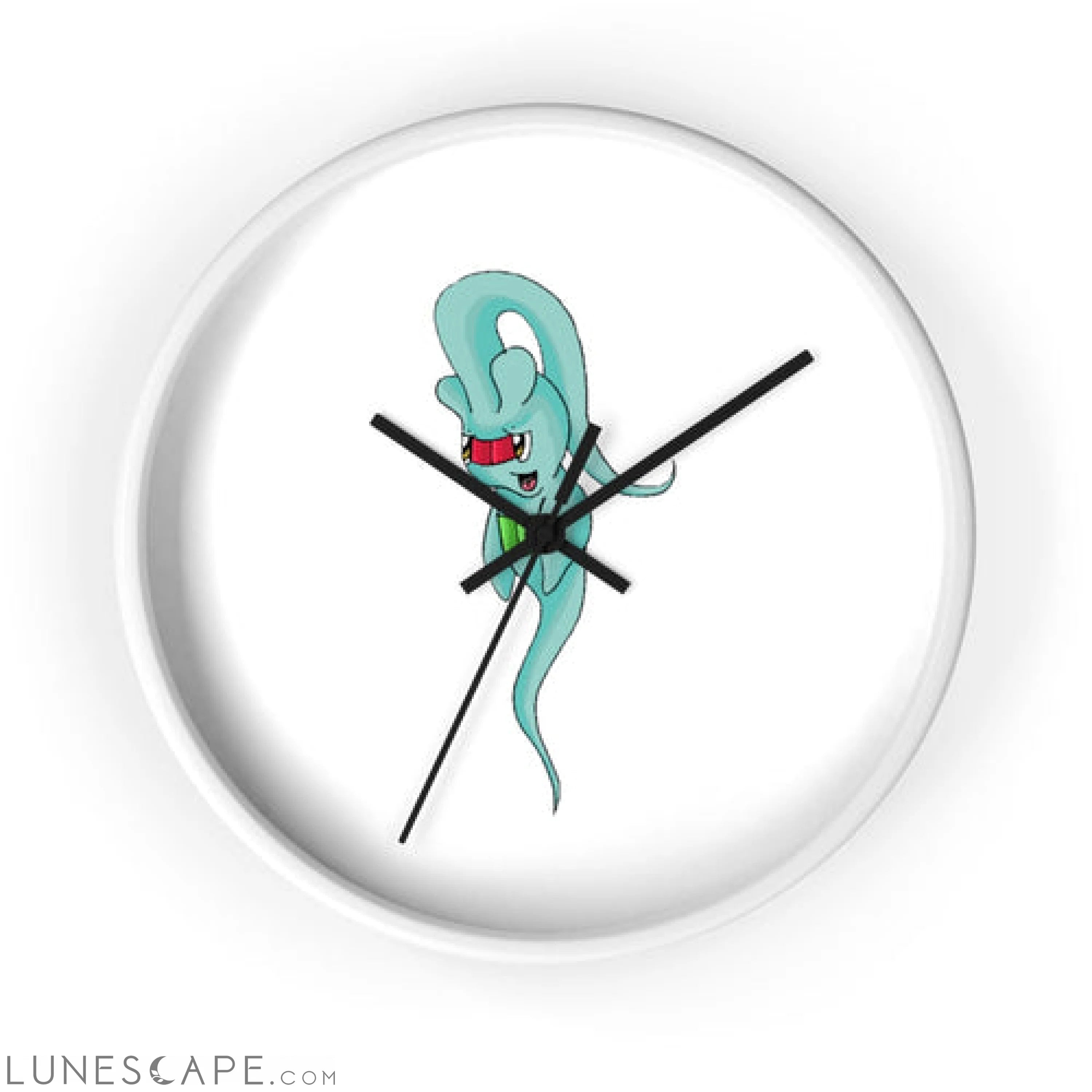 Chriskisx Wall clock LUNESCAPE