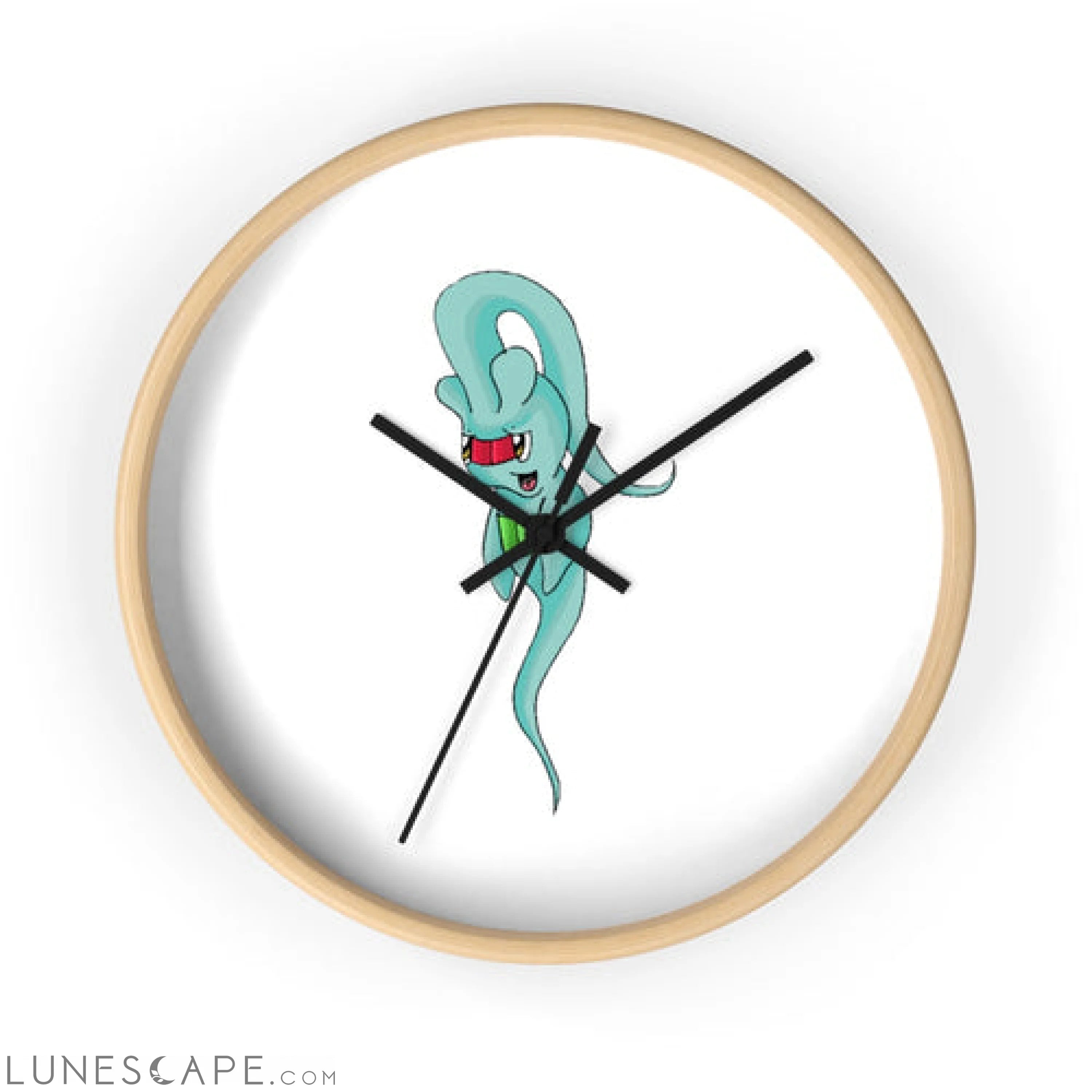 Chriskisx Wall clock LUNESCAPE