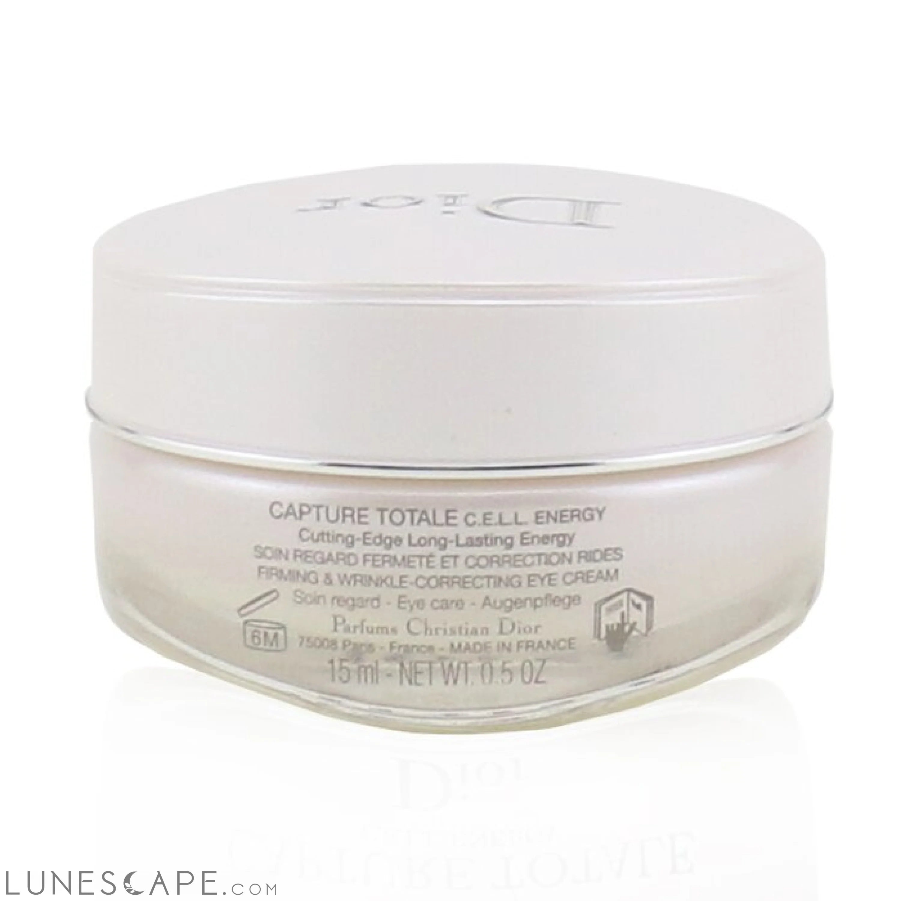 CHRISTIAN DIOR Capture Totale C.E.L.L. Energy Firming Wrinkle-Correct Eye Cream LUNESCAPE