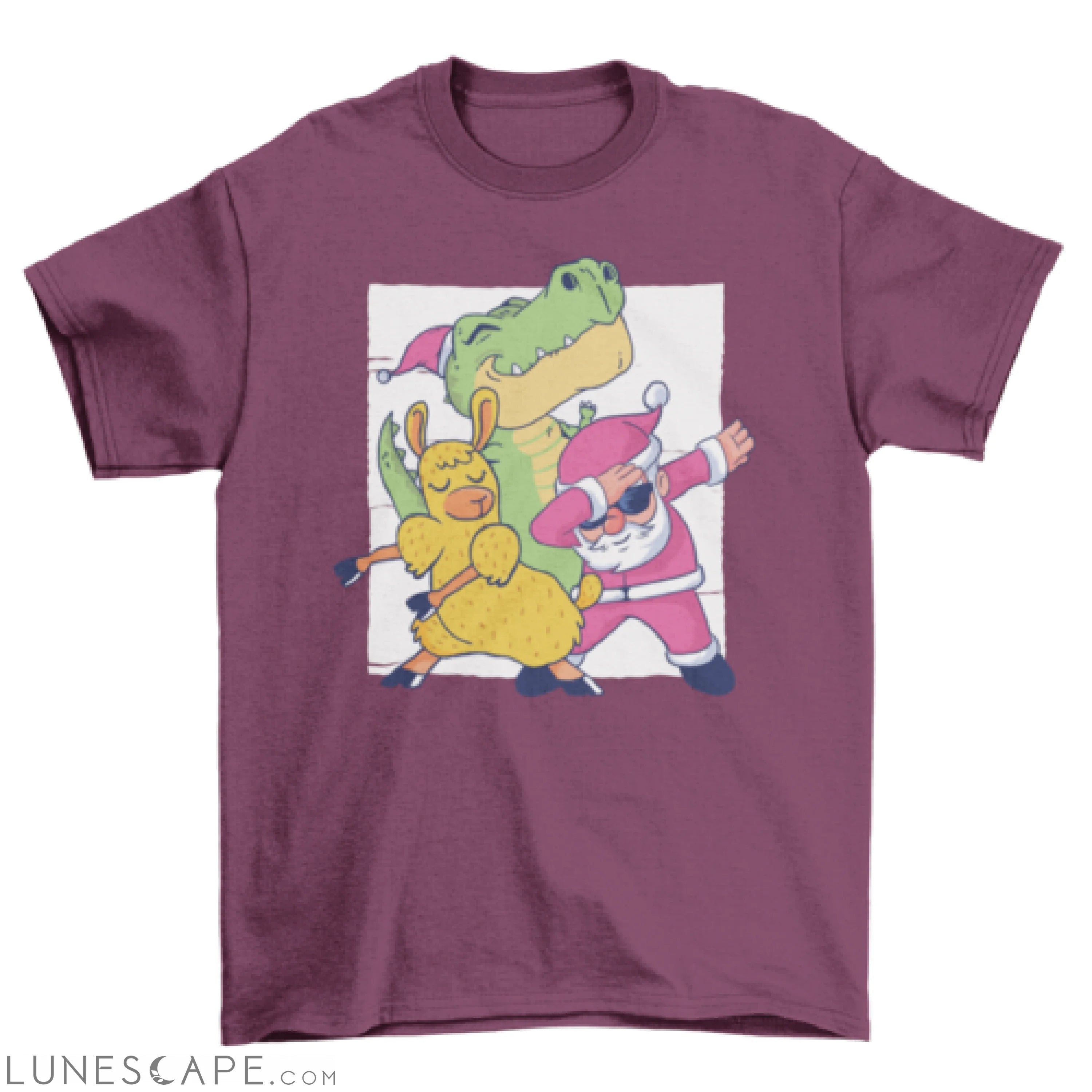 Christmas Characters Funny T-shirt LUNESCAPE