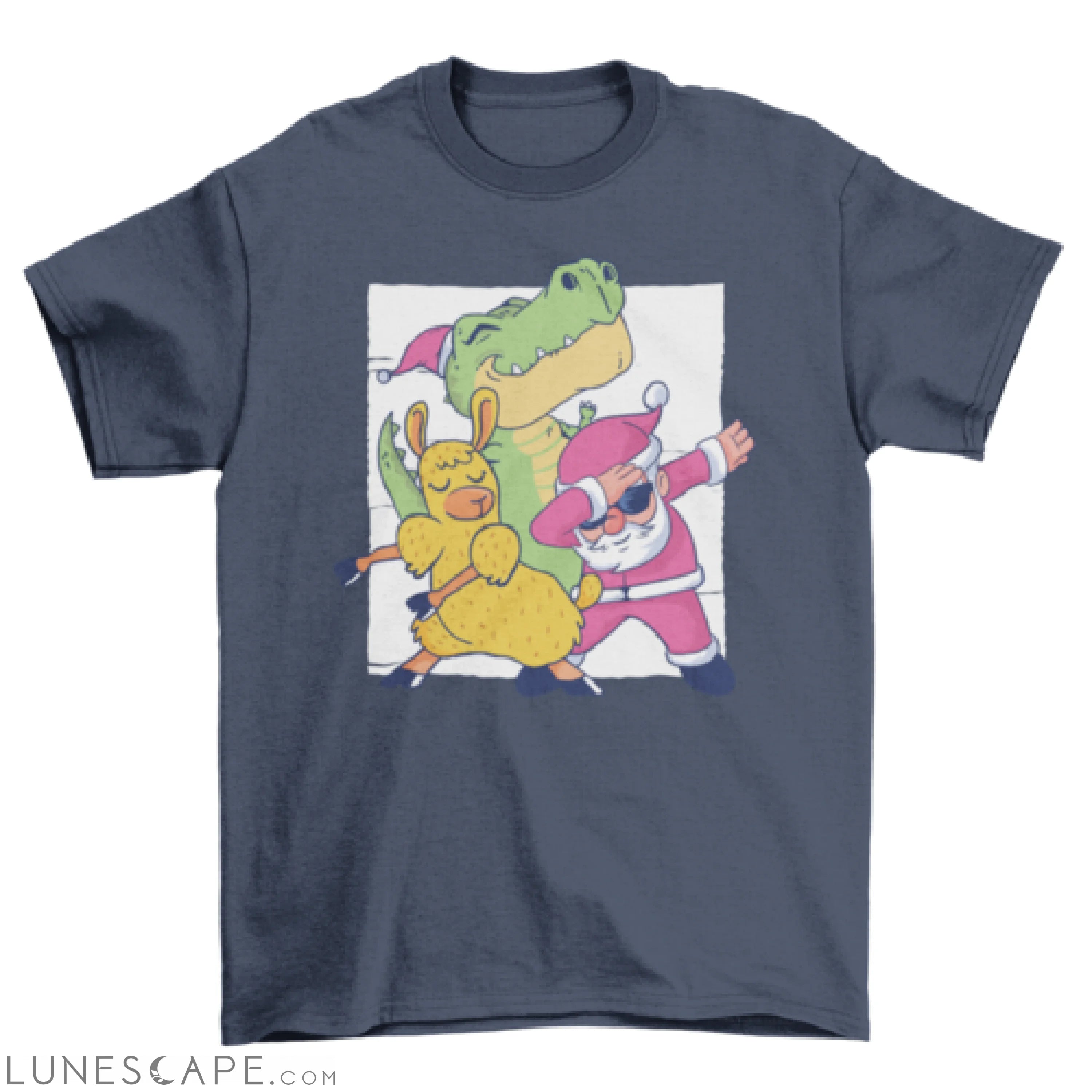 Christmas Characters Funny T-shirt LUNESCAPE