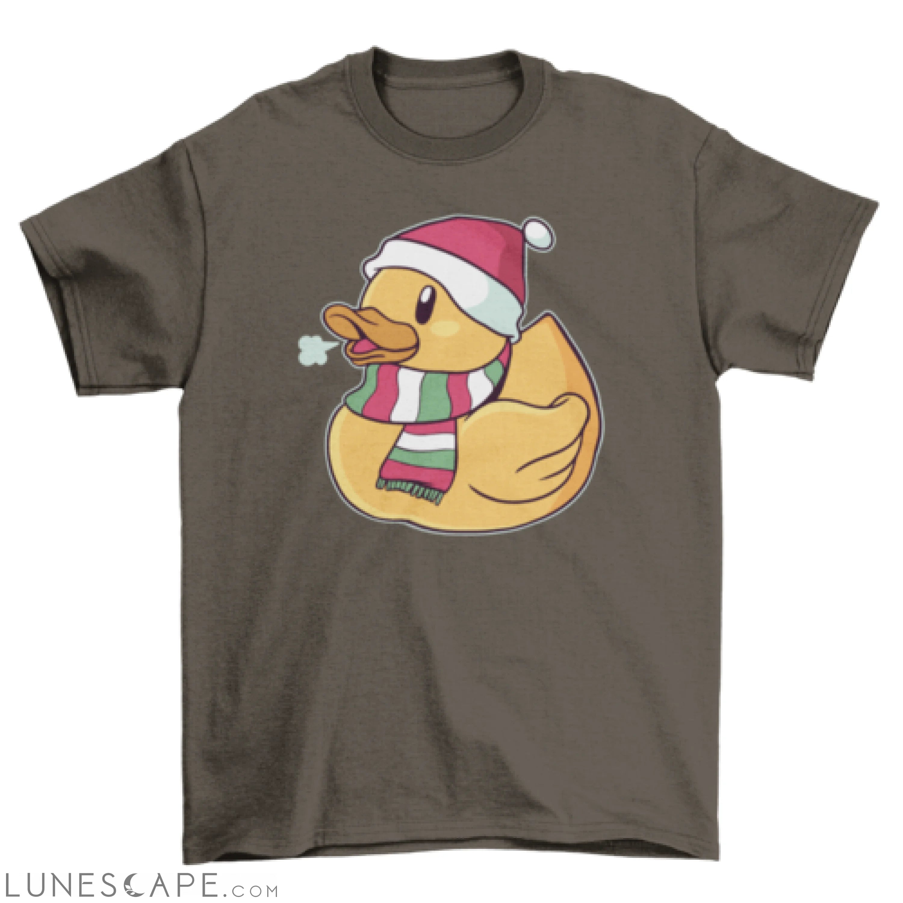 Christmas duck t-shirt LUNESCAPE