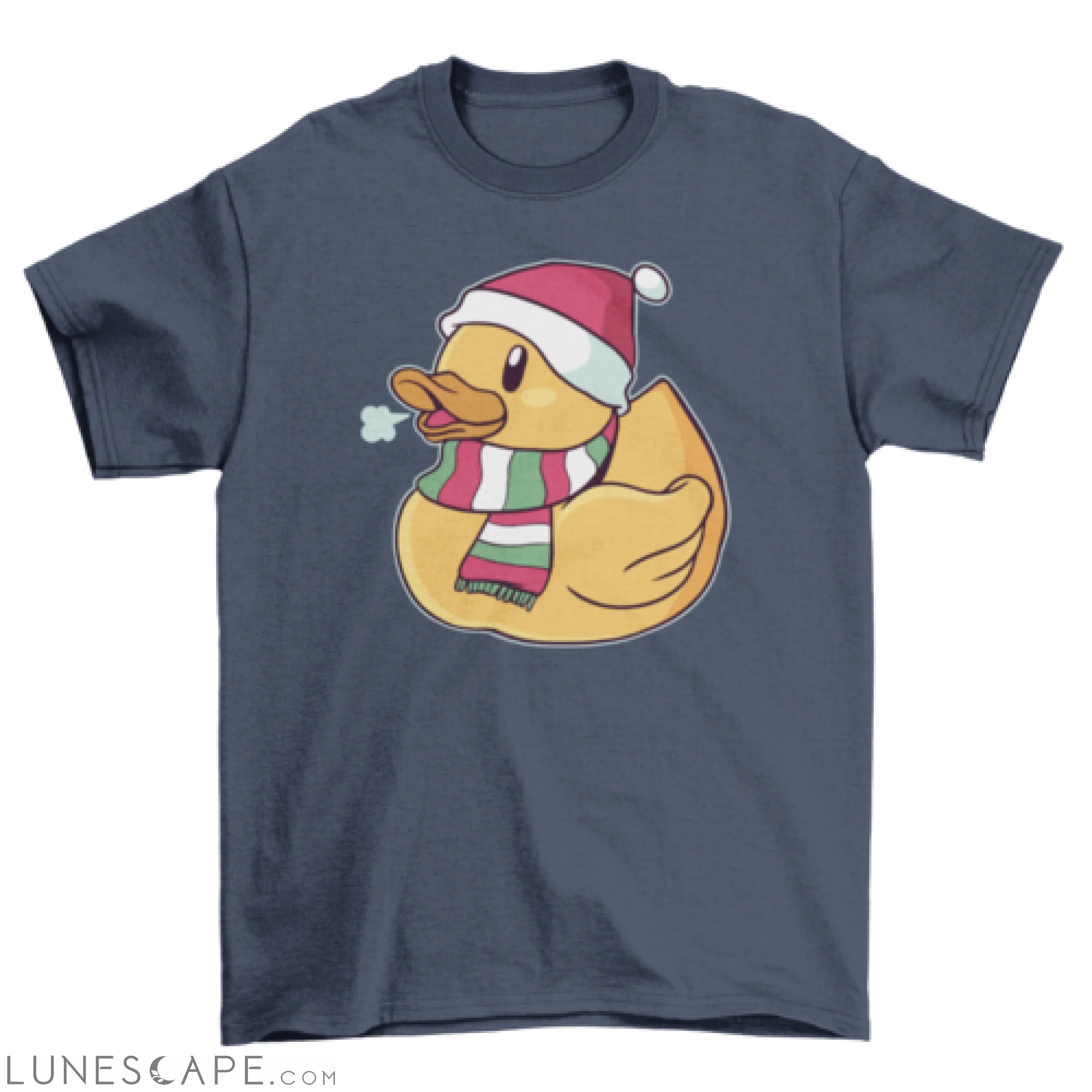 Christmas duck t-shirt LUNESCAPE