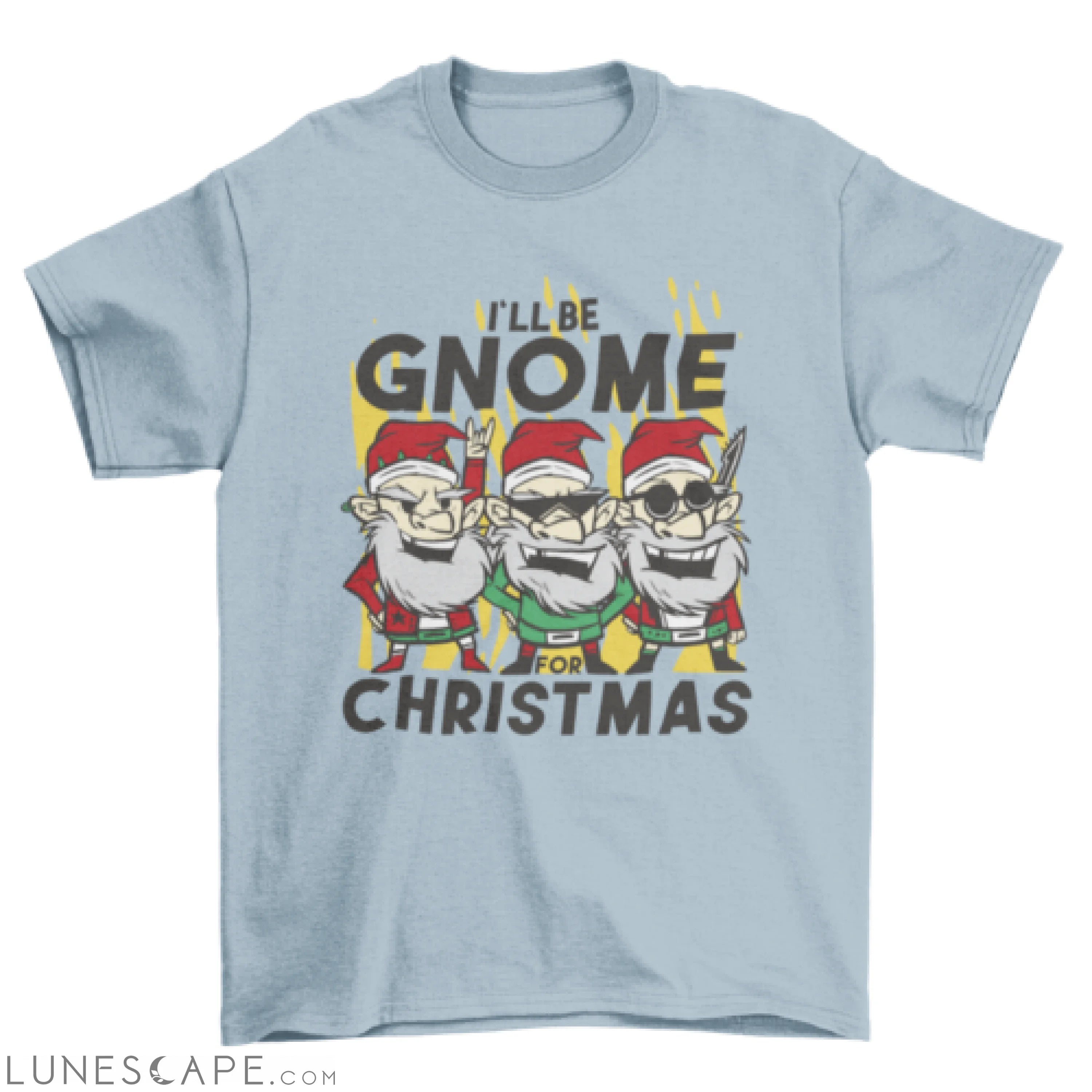 Christmas gnomes rocking t-shirt LUNESCAPE