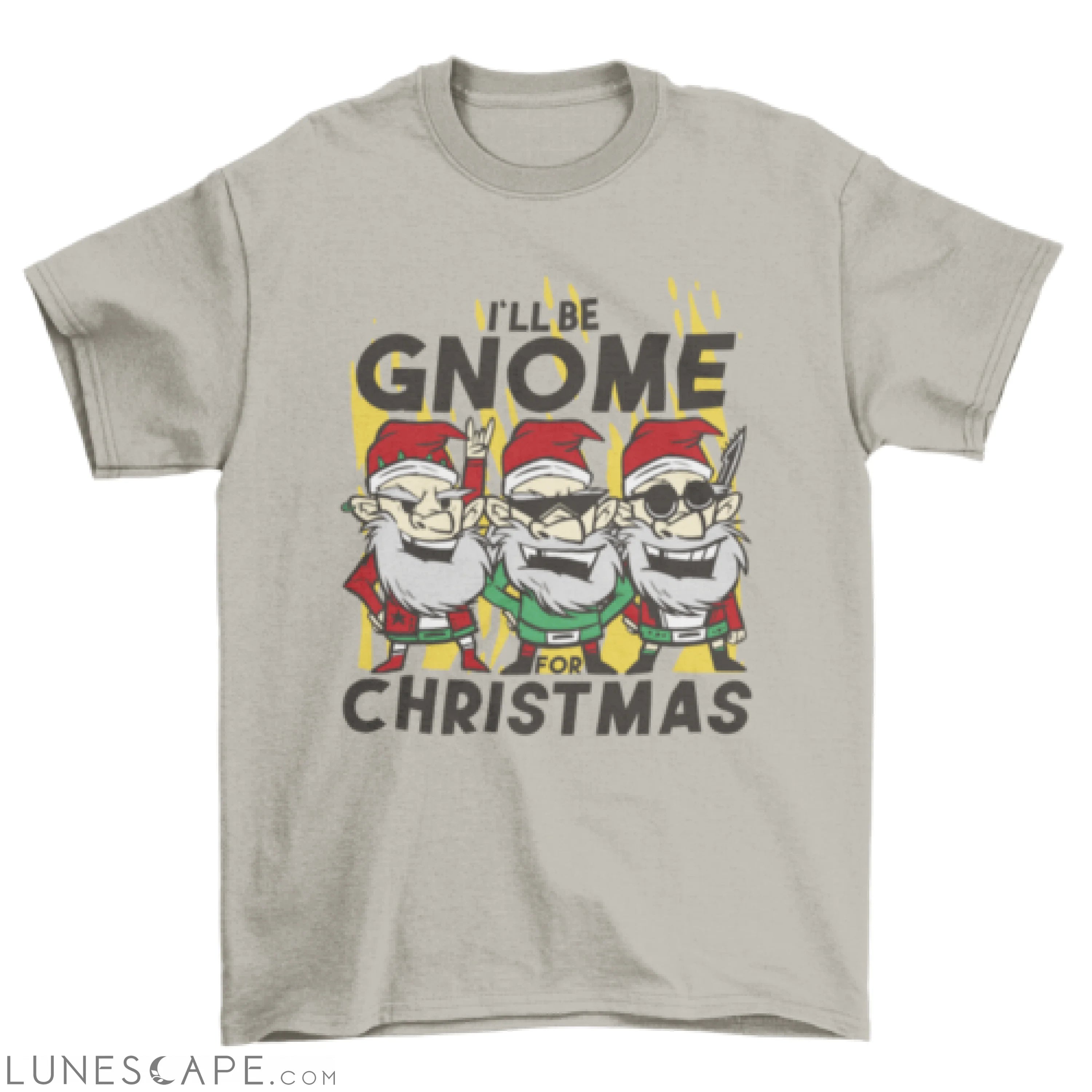 Christmas gnomes rocking t-shirt LUNESCAPE