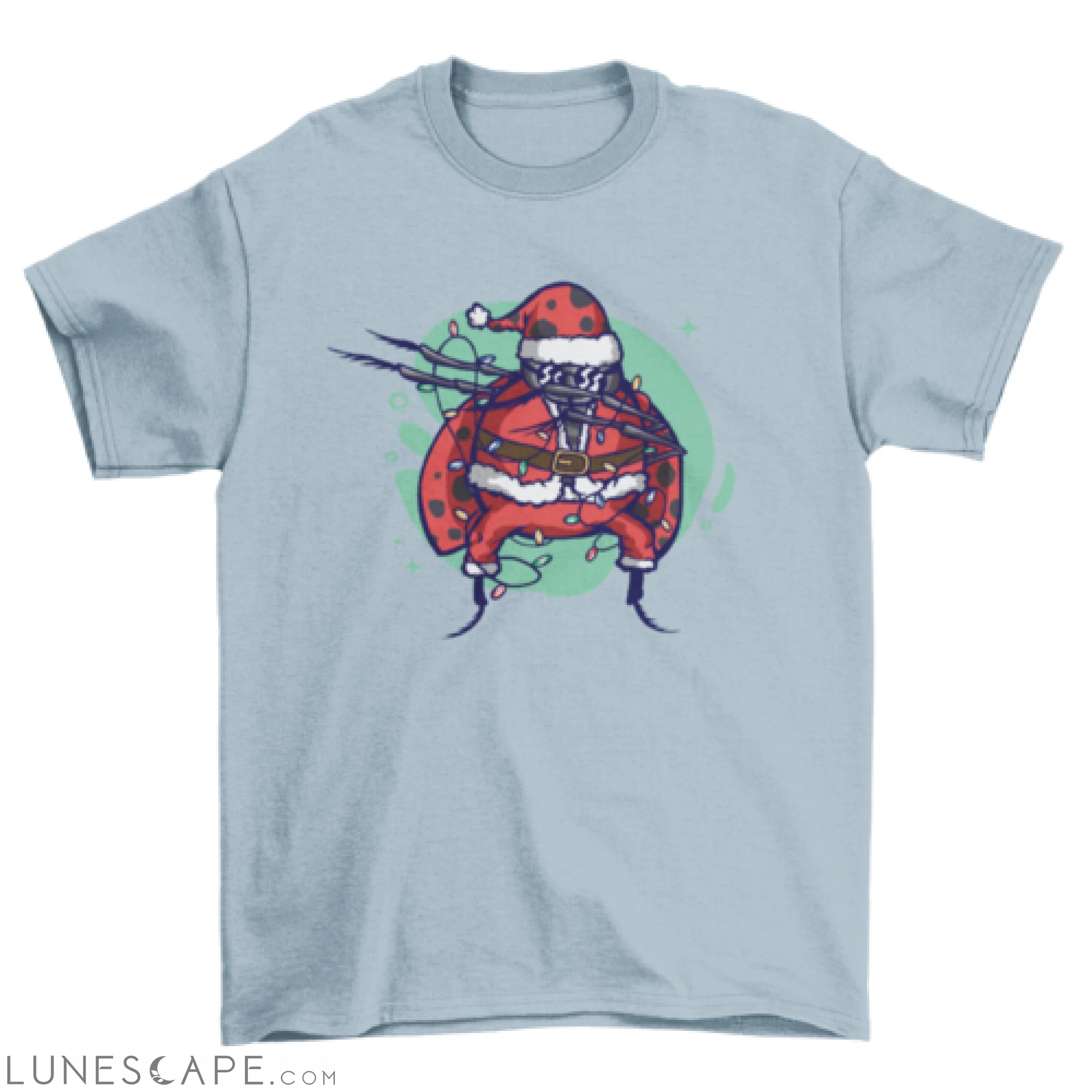Christmas ladybug t-shirt LUNESCAPE