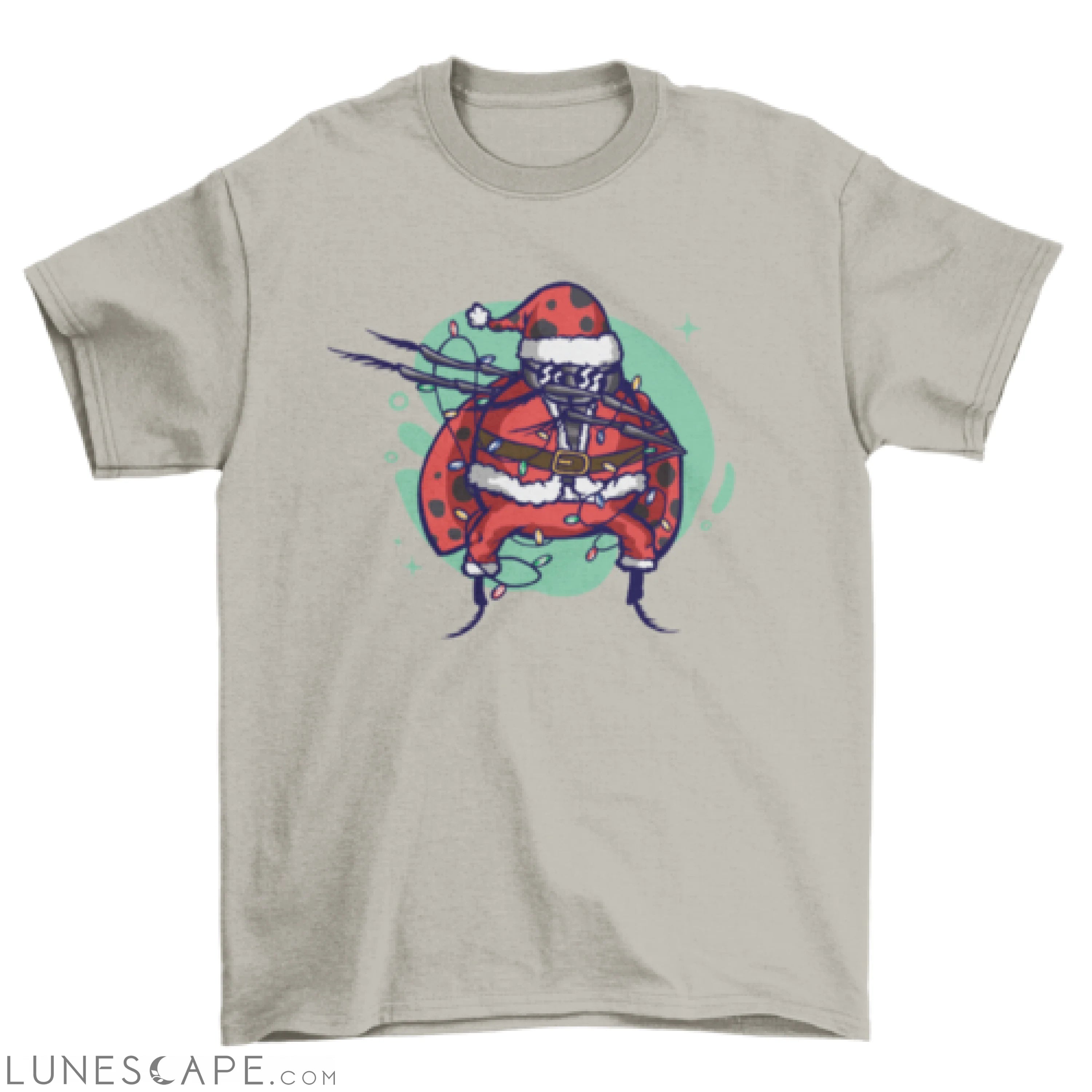Christmas ladybug t-shirt LUNESCAPE