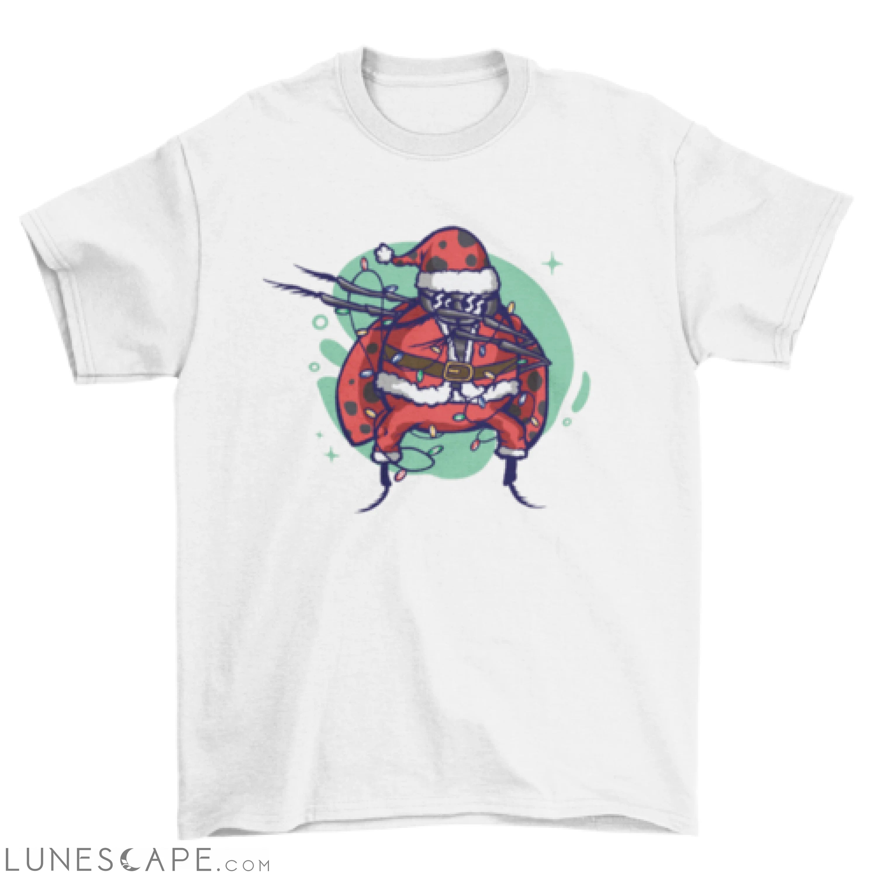 Christmas ladybug t-shirt LUNESCAPE