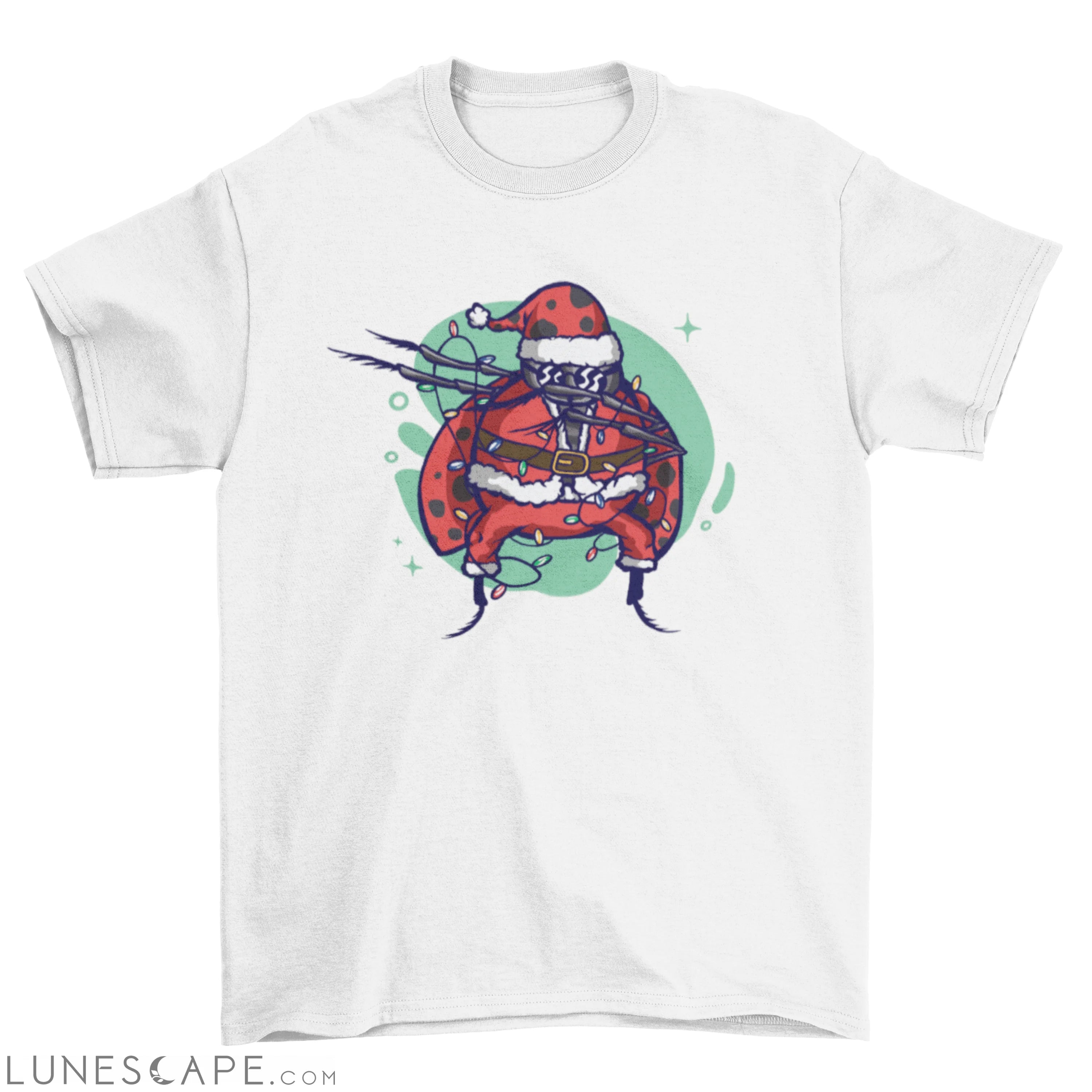 Christmas ladybug t-shirt LUNESCAPE