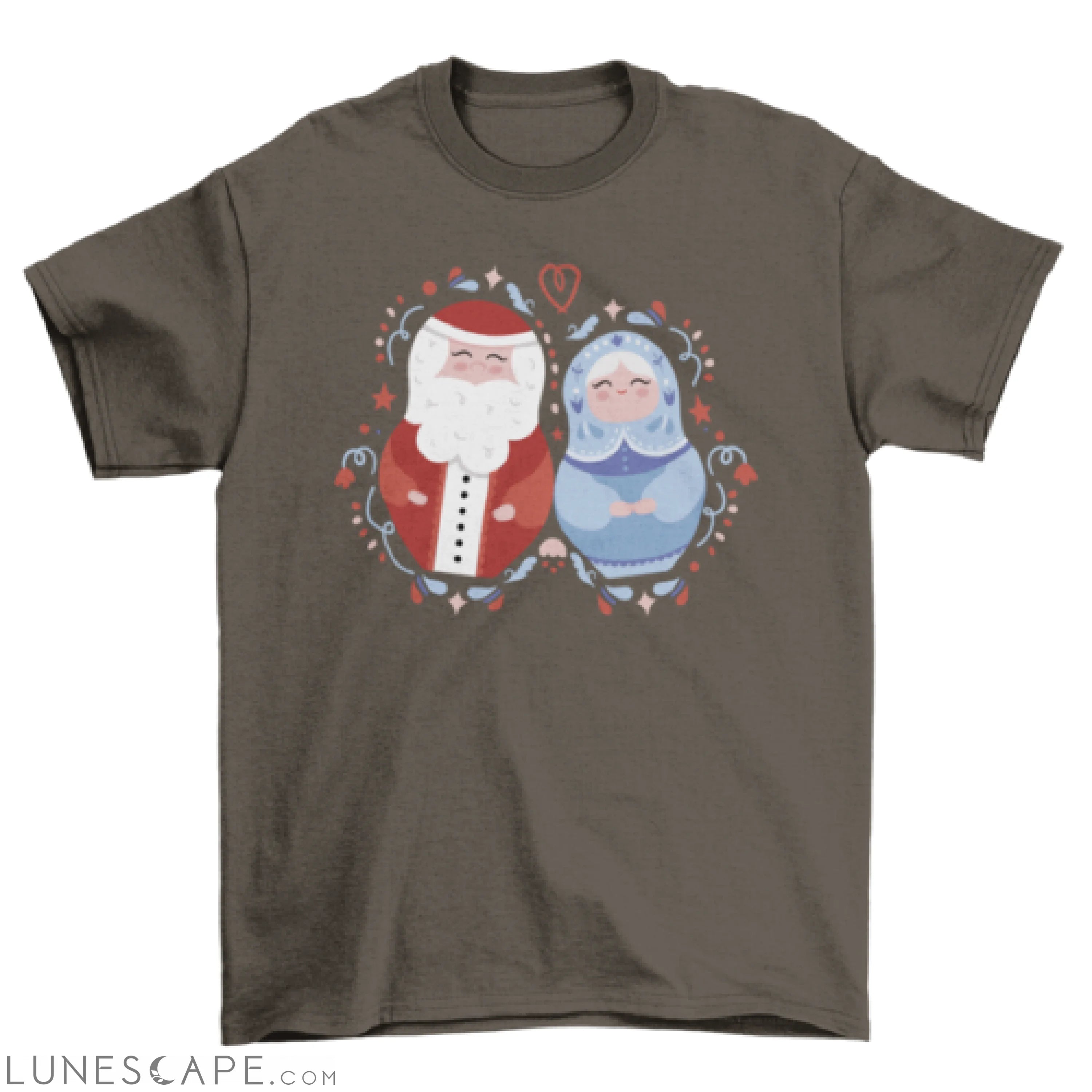 Christmas Mamushkas t-shirt design LUNESCAPE