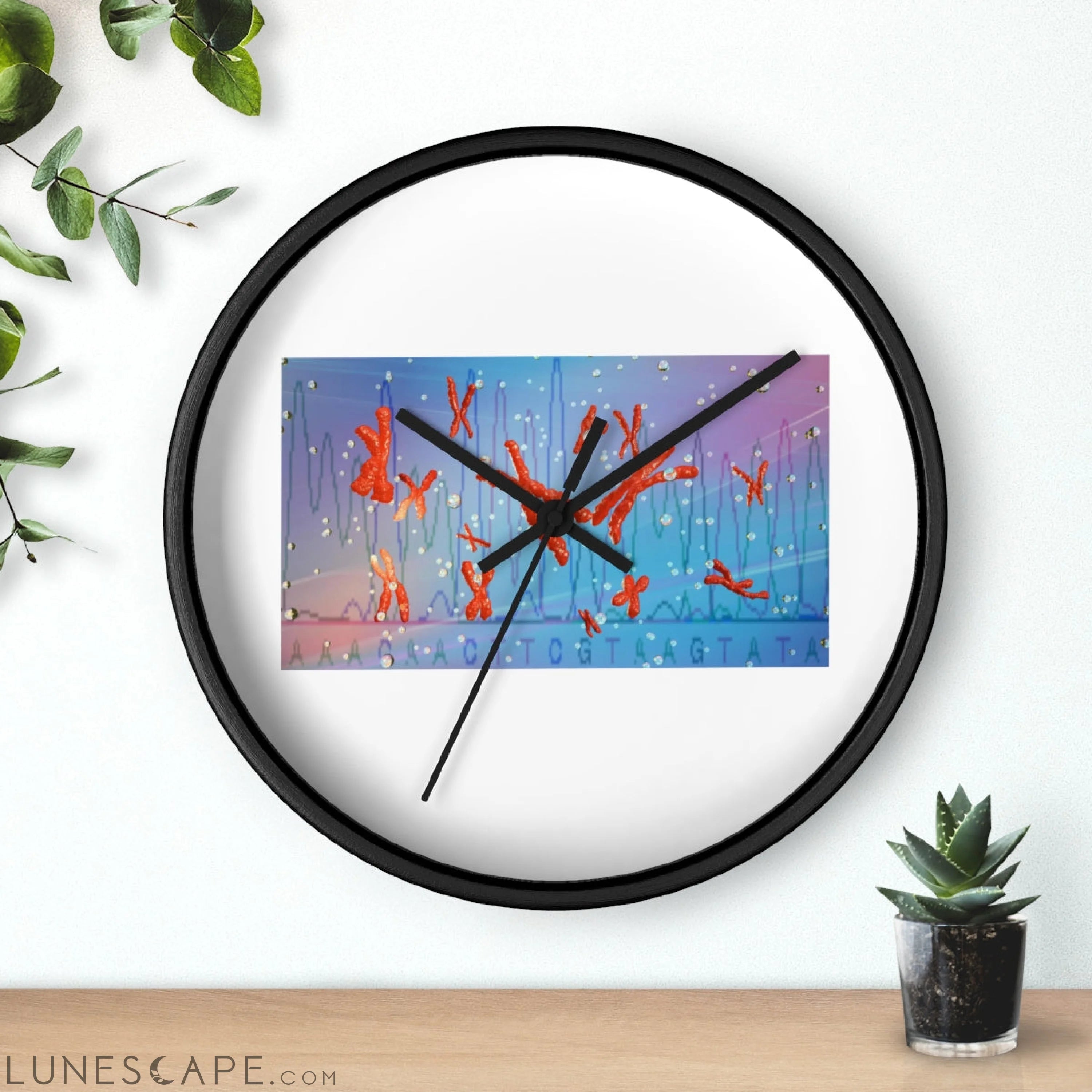 Chromosomes Wall clock LUNESCAPE