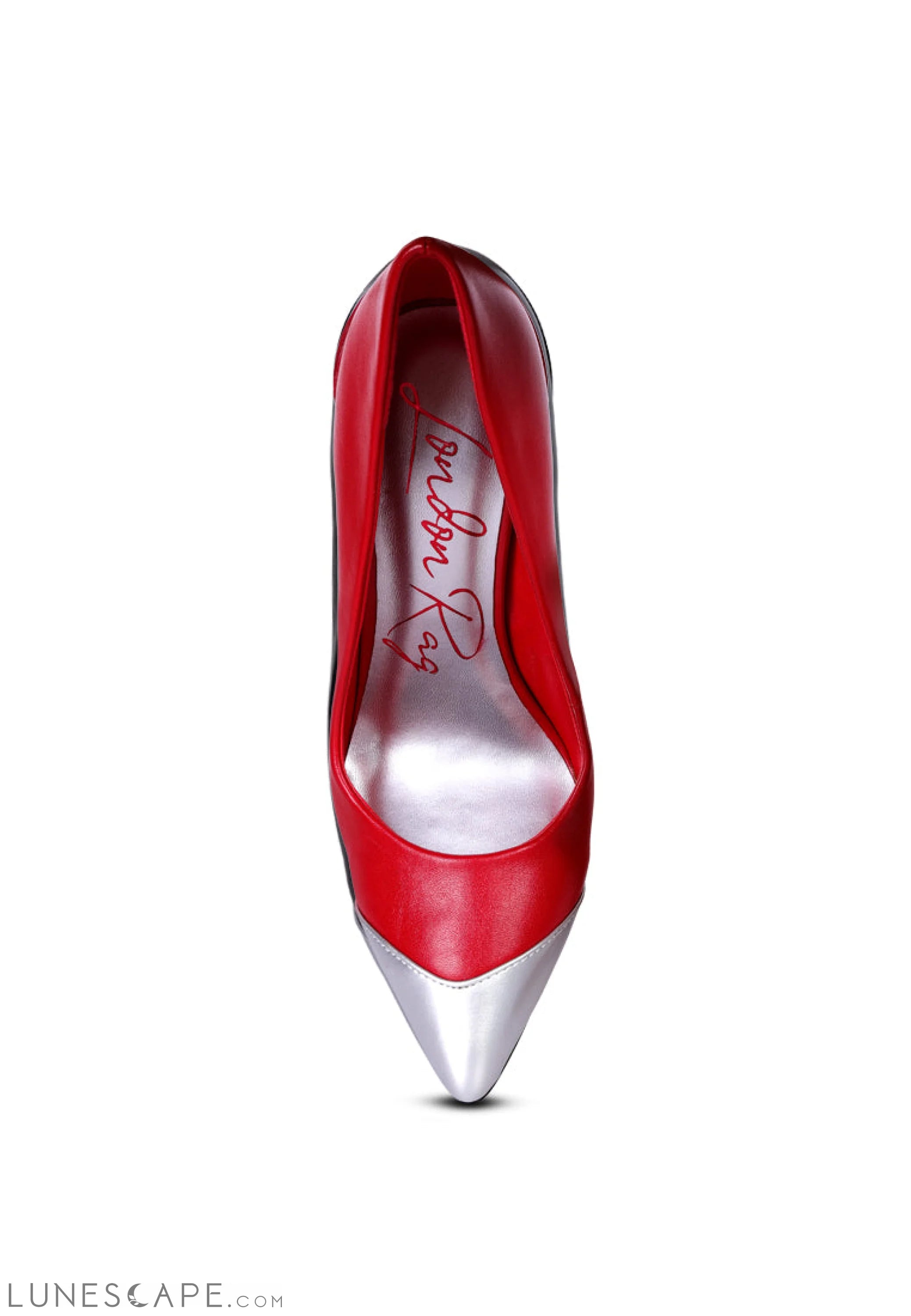 Cidra Silver Dip Stiletto Heels LUNESCAPE
