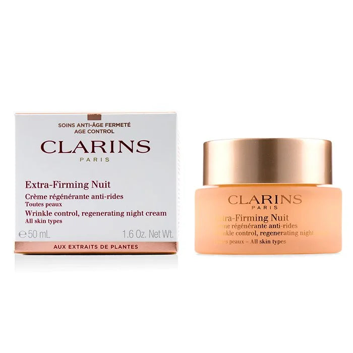 CLARINS - Extra-Firming Nuit Wrinkle Control, Regenerating Night Cream LUNESCAPE